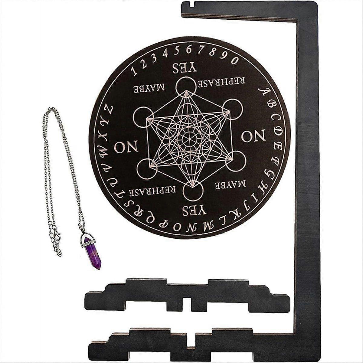 البندول عرض الموقف ، زخرفة الحجارة الصخور حامل البندول ، مجوهرات كريستال عرض موقف ، ل R