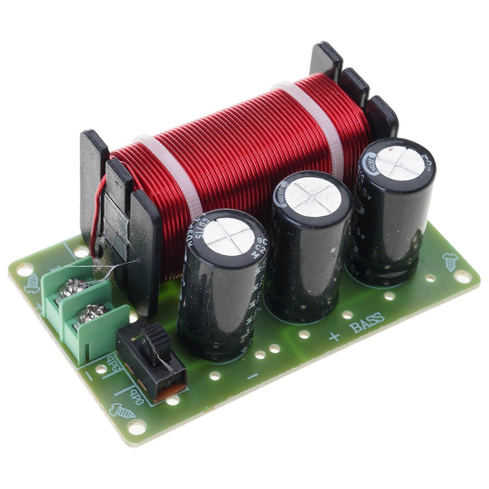 WEAH-85 High Power 200W Subwoofer Crossover Filter Circuit Board Low Bass Speaker Frequency Divider for Enhances Bass Multicolor