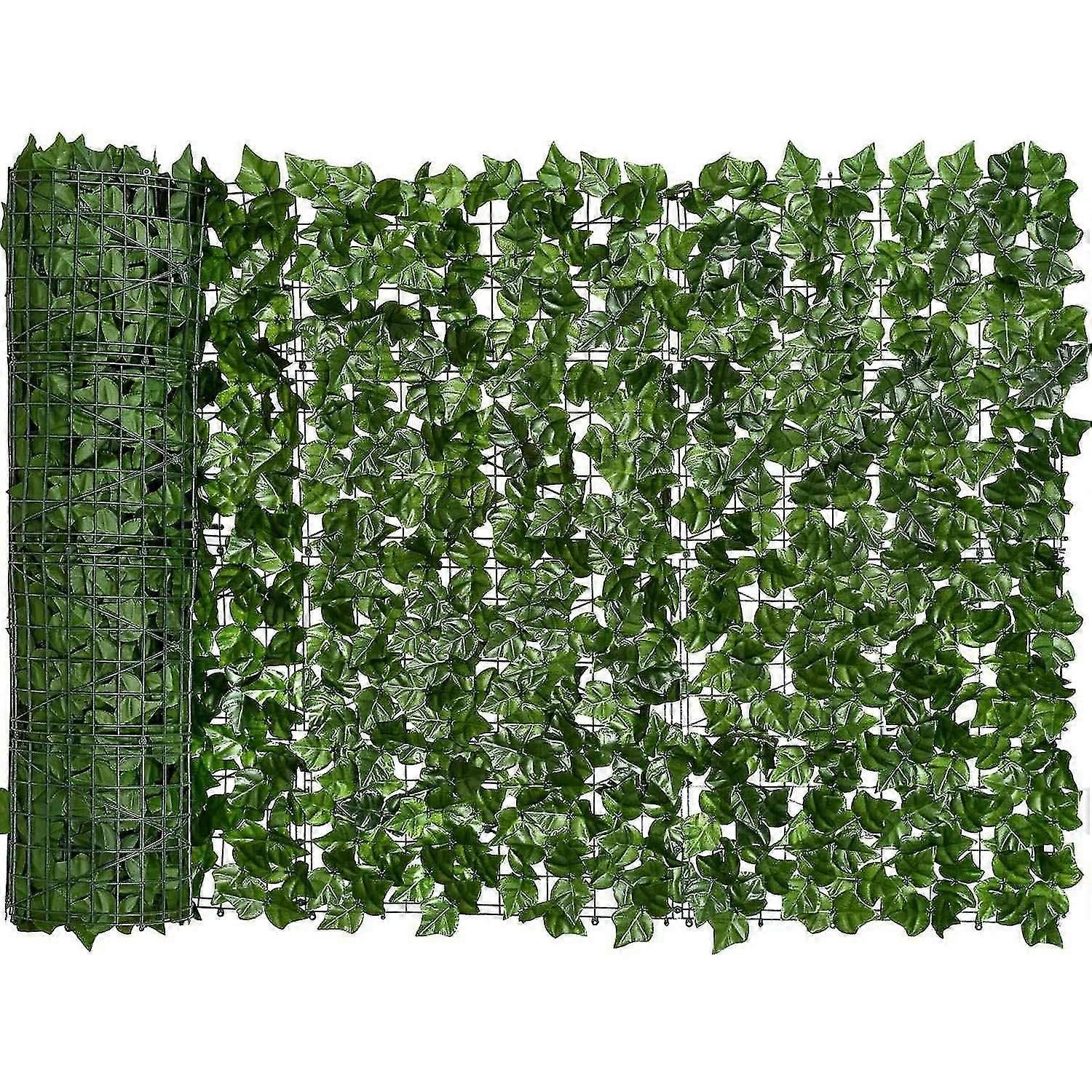 Artificial Ivy Privacy Fence Screen, 118x19.6in Artificial Hedges Fence And Faux Ivy Vine Leaf Deco