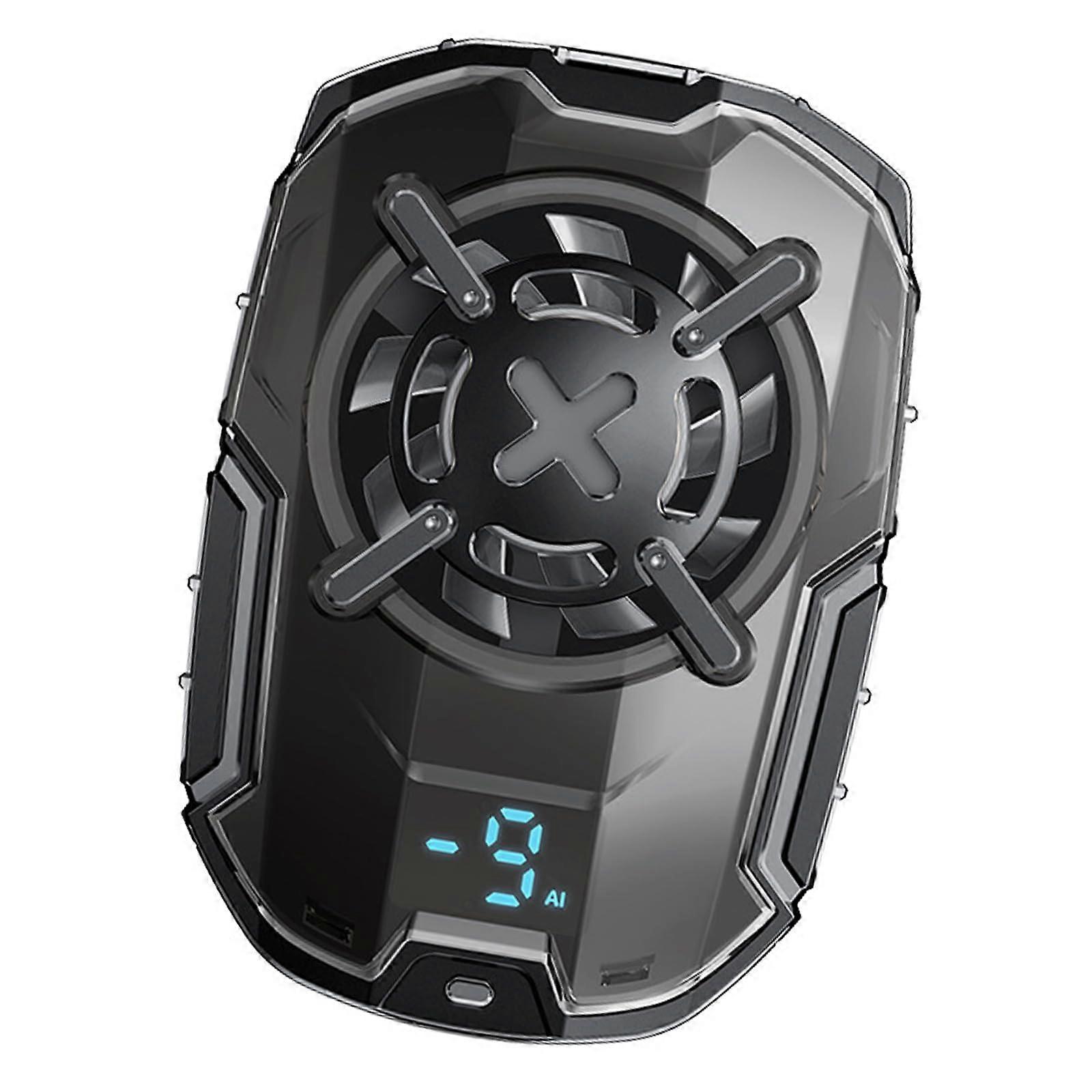 Semiconductor Technology Phone Cooling Back Clip LED Display Fast Cool Down Gaming Phone Accessory