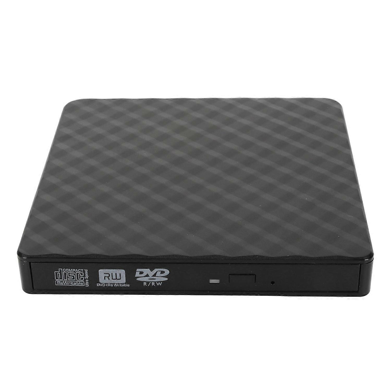 External CD DVD Drive Burner for Laptop USB Interface Optical Disk Drive Reader for Laptop Desktops 