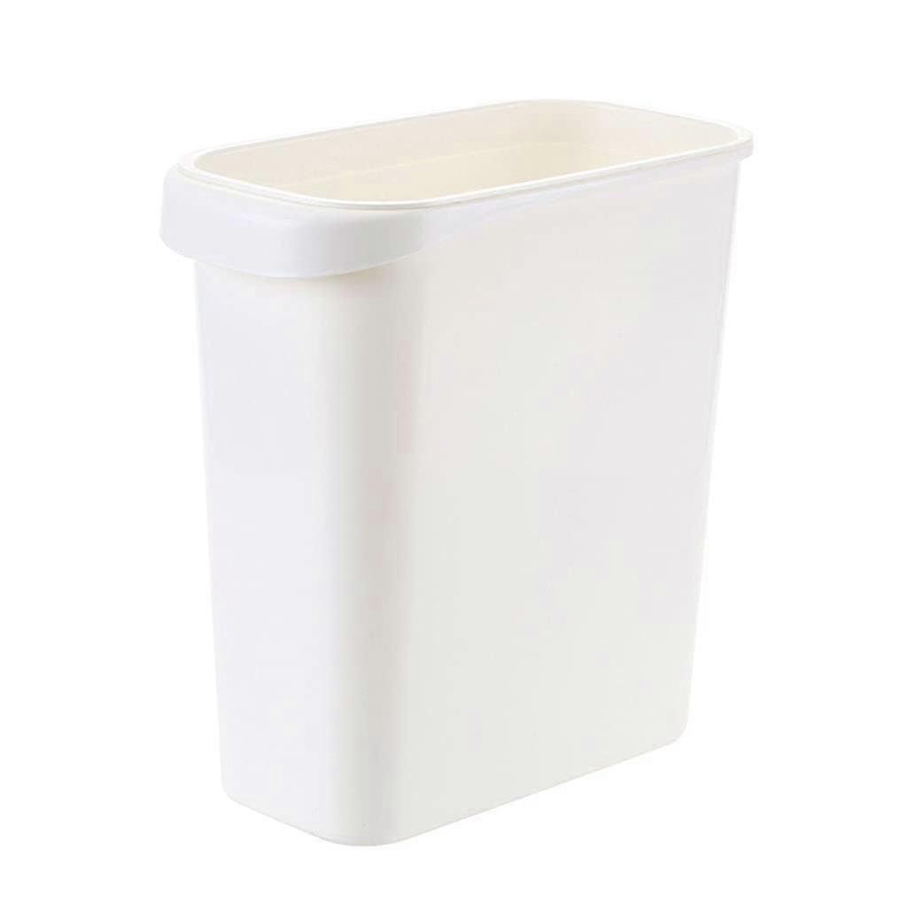 Garbage Bin For Kitchen 8L Rectangular Narrow Slot Indoor Trash Can Slim Household Wastebask Classification Trash Can