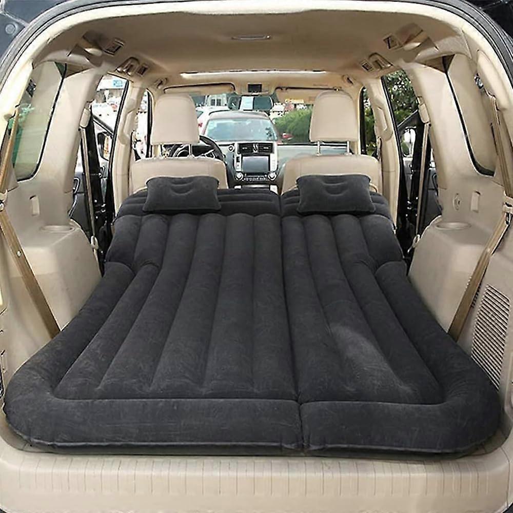 Car Inflatable Mattress for 1 Series E81 E82 E87 E88 F20 F21 F40 F52 Trunk and Back Seat Camping Travel Sleeping Pad BBlack