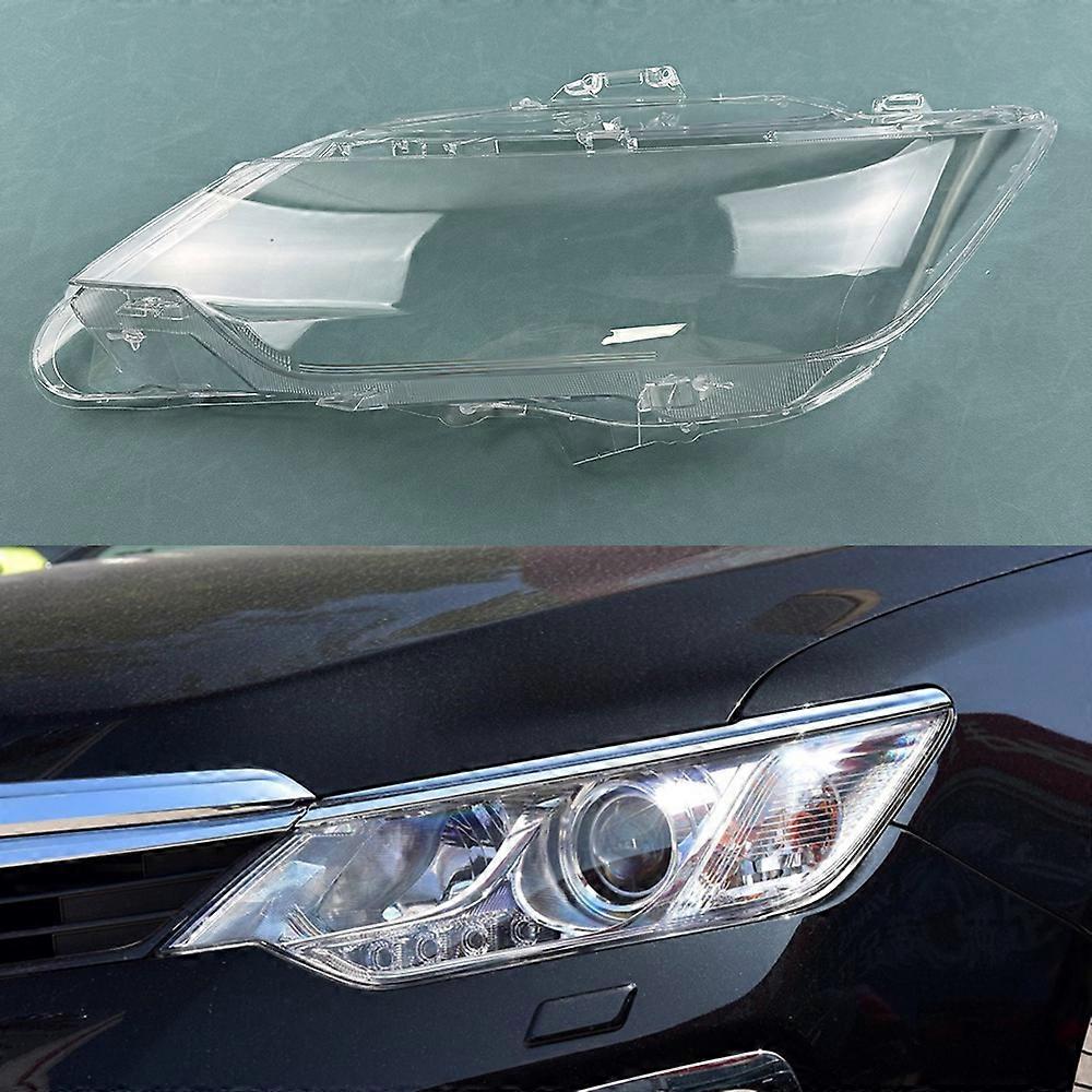 For Toyota Camry 2015-2017 Headlamp Cover Transparent Lamp Shade Shell Lens Plexiglass Replace Original Lampshade