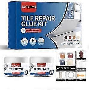 Waterproof Tile Repair Kit - Fix Cracks & Scratches, Custom Color Match, Easy to Use