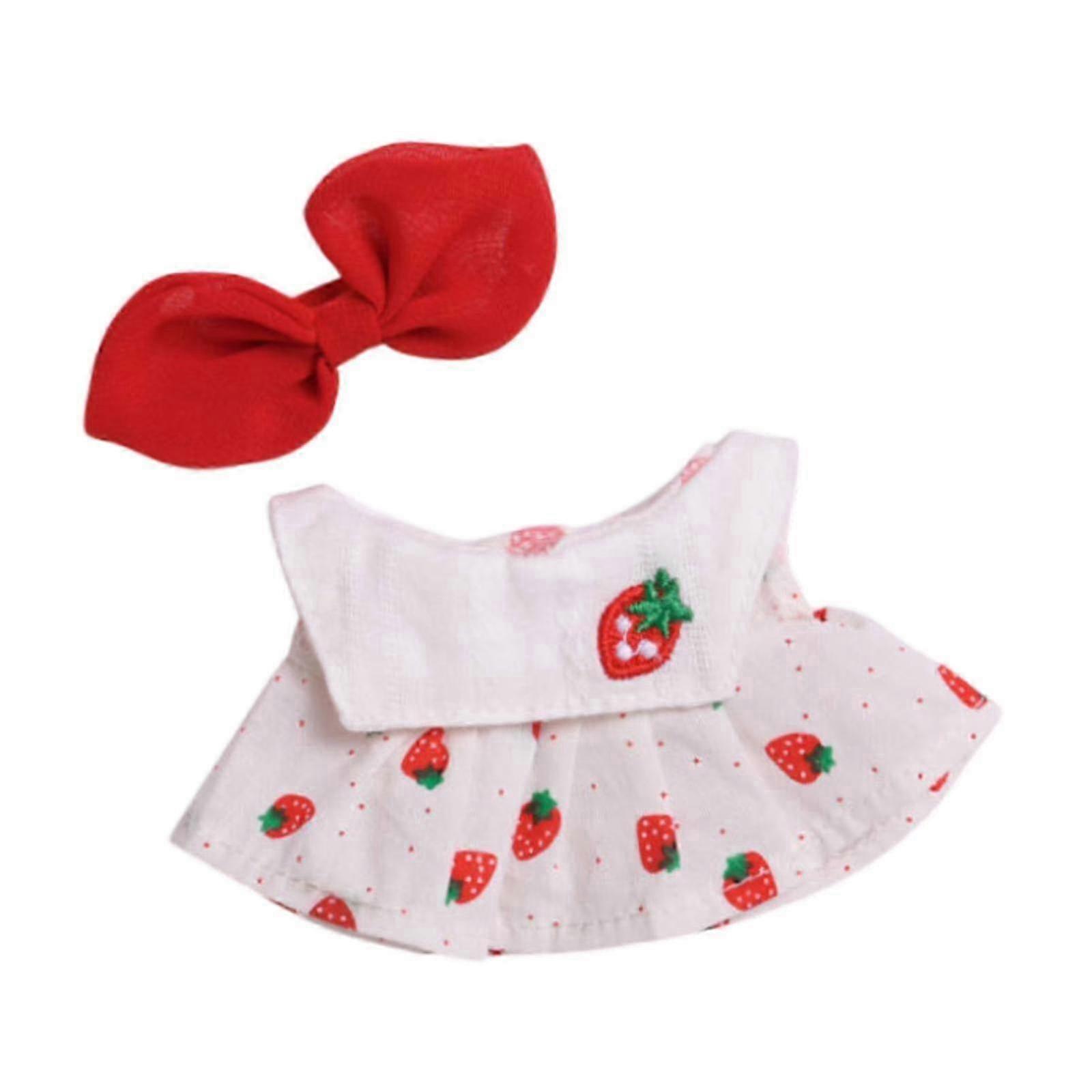 Plush Figure Sundress Pretend Play DIY Make Your Own Dolls for 6.69inch Doll 2025