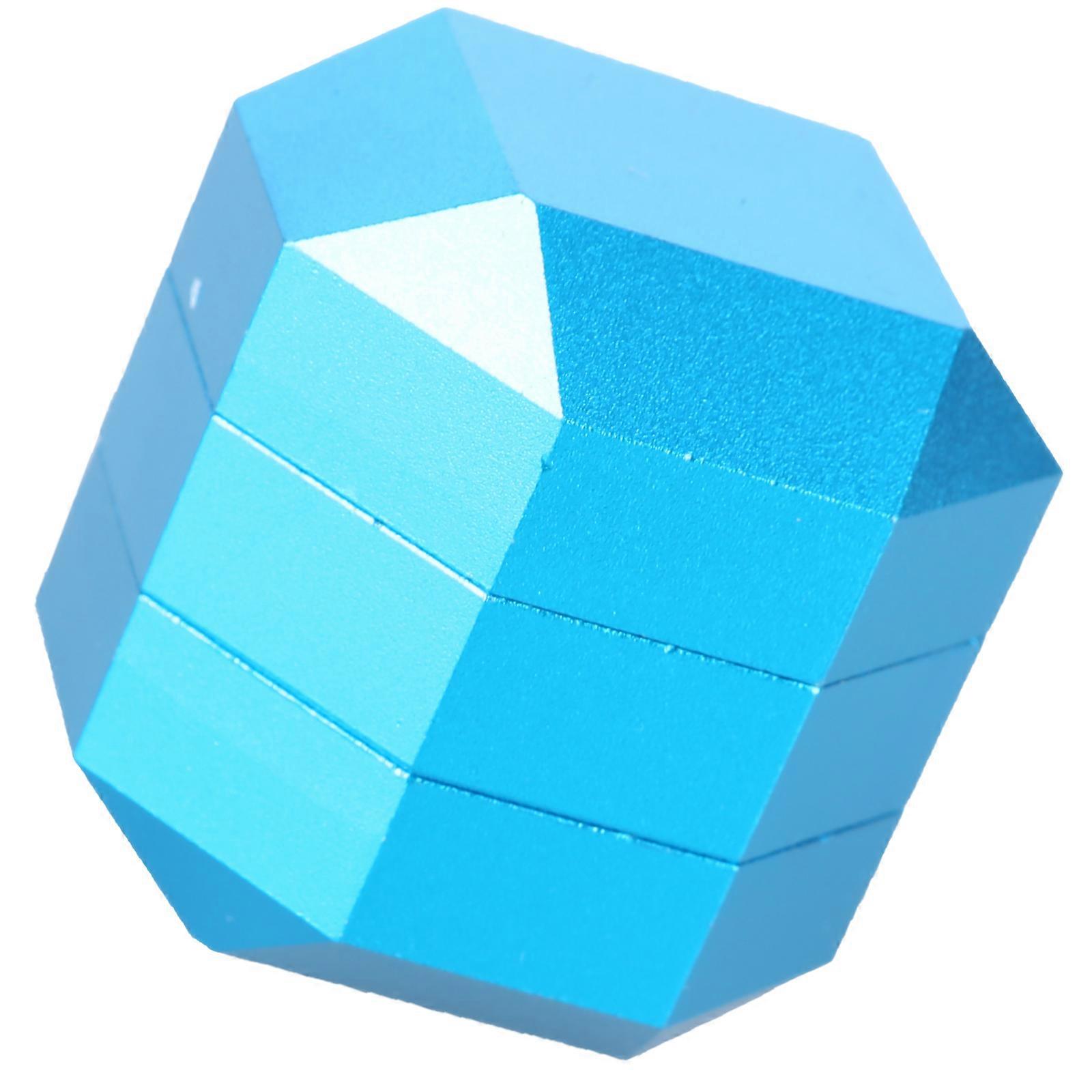 Aluminum Alloys Billiard Chalk Holder Magnetic Pool Cue Chalk Case Octagons Pool Cue Tip Carriers Case Cue Chalk Holder  Blue