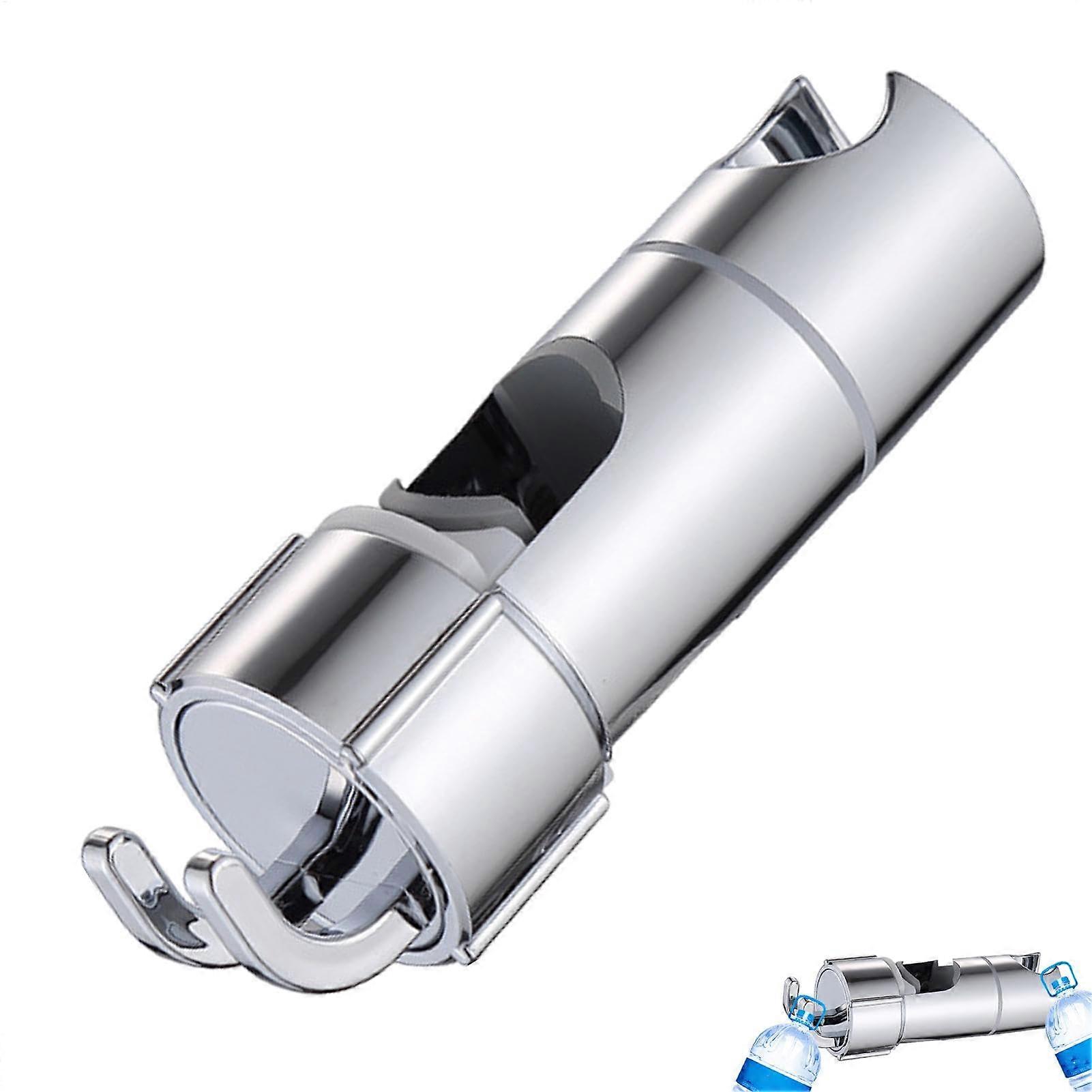 Shower Holder Manual, Adjustable Rail, 360 Degree Rotating Spray Holder, Silver
