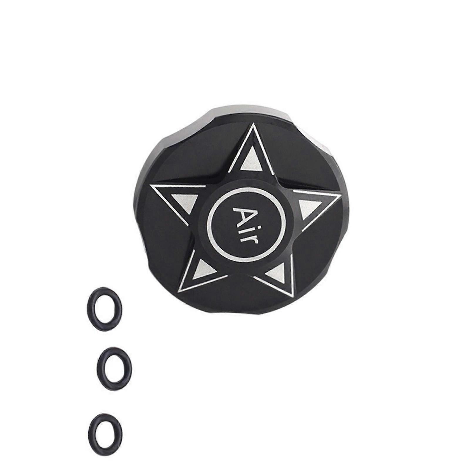 Machined Aluminum Cycle Fork Air Chamber Cover Anodized Finish Against Oxidation Thin Addition Multicolor