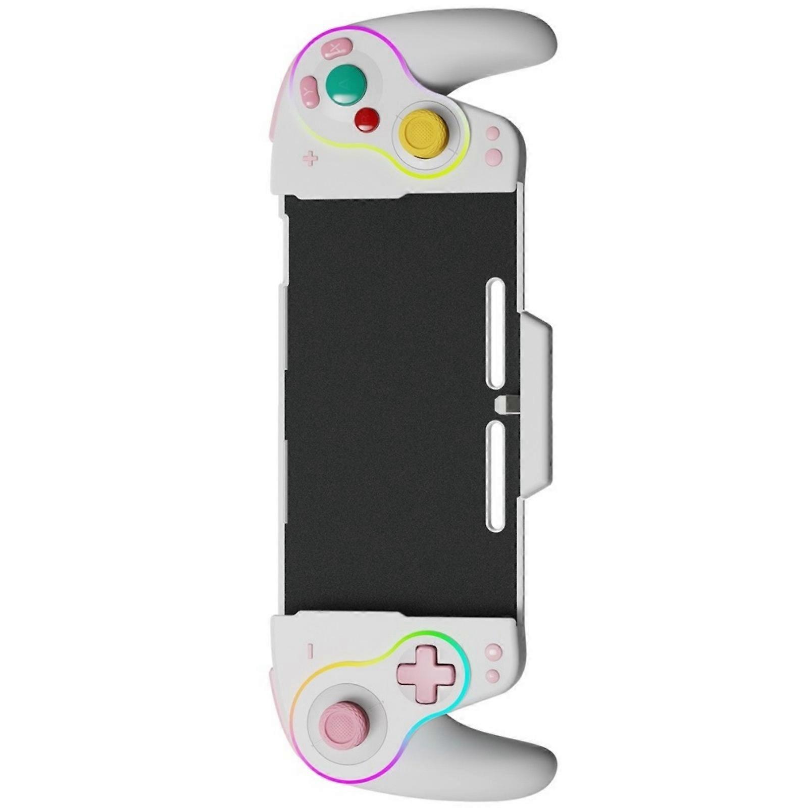 Advanced Gamepad Controller For NSO Support Burst and Interchangeable Thumbsticks  White