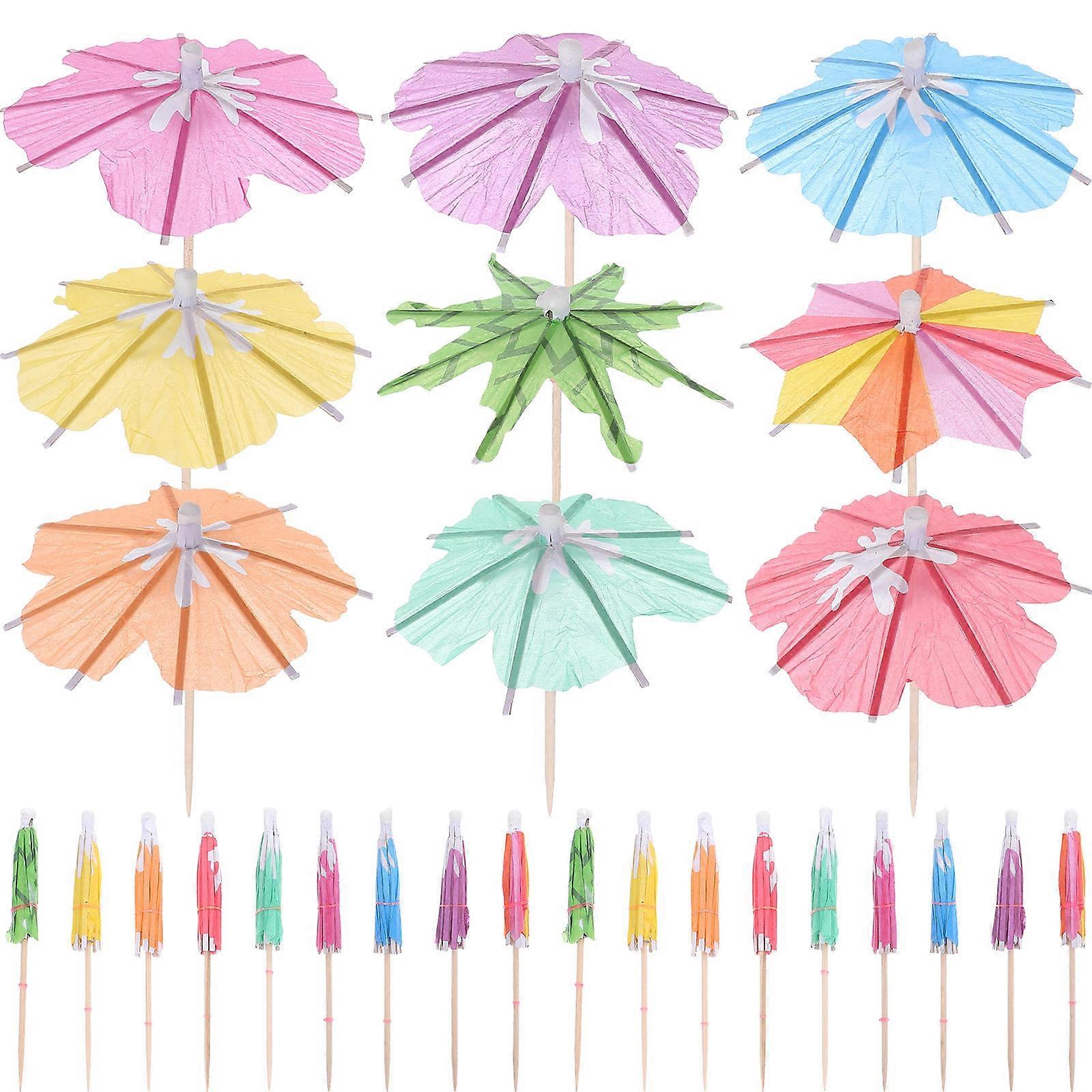 Mini Paper Cocktail Umbrellas for Drinks Decorative Use 150Pcs Pack