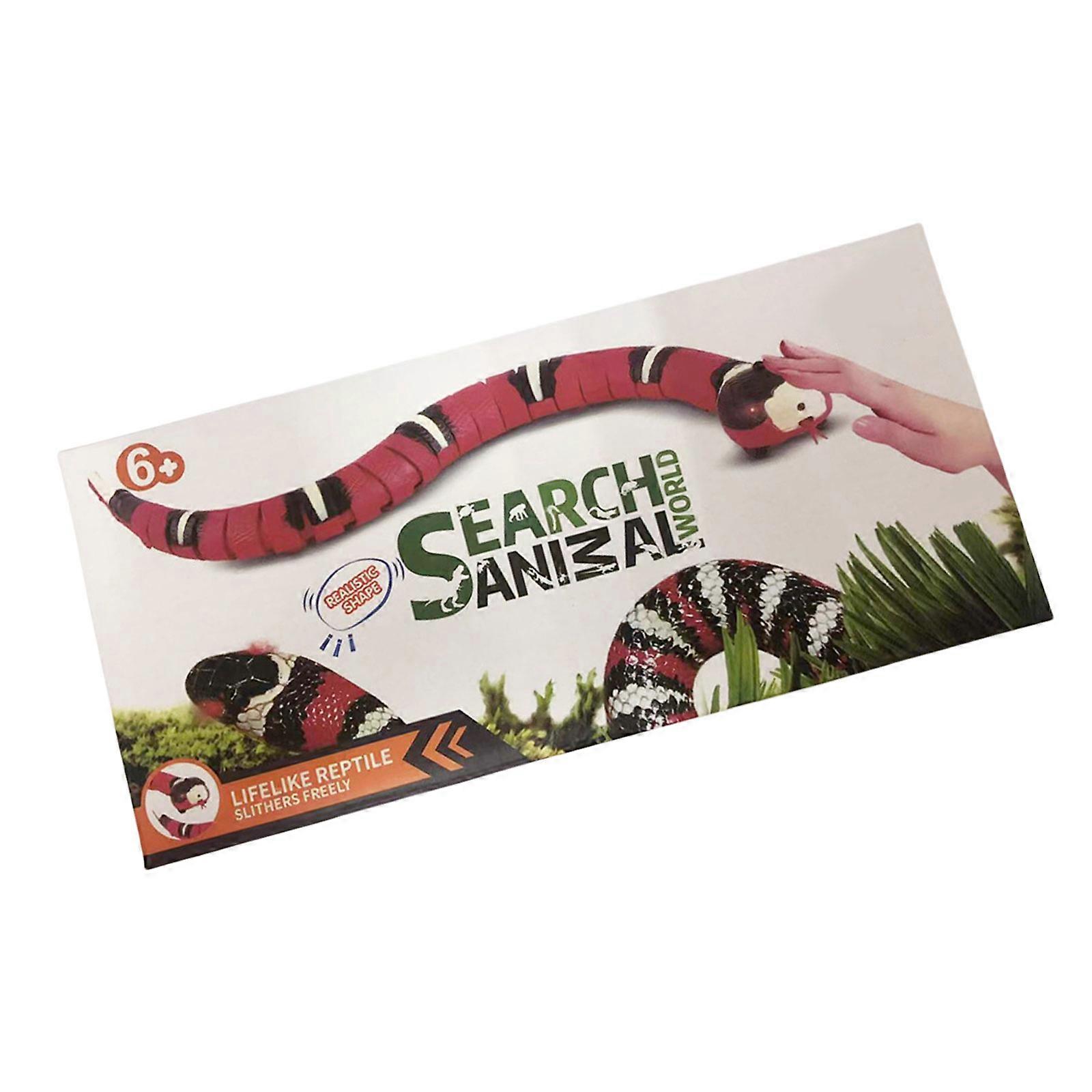 Cats Sensors Toy Rechargeable Teaser Snake Interactive Toy Self Play Toy Indoor Felines Toy Plaything Gift Multicolor