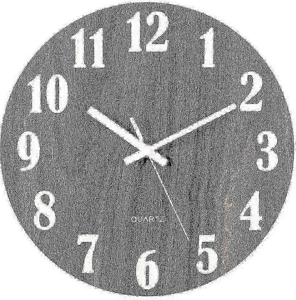 30cm Large Dial Silent Wall Clock by Luminous
