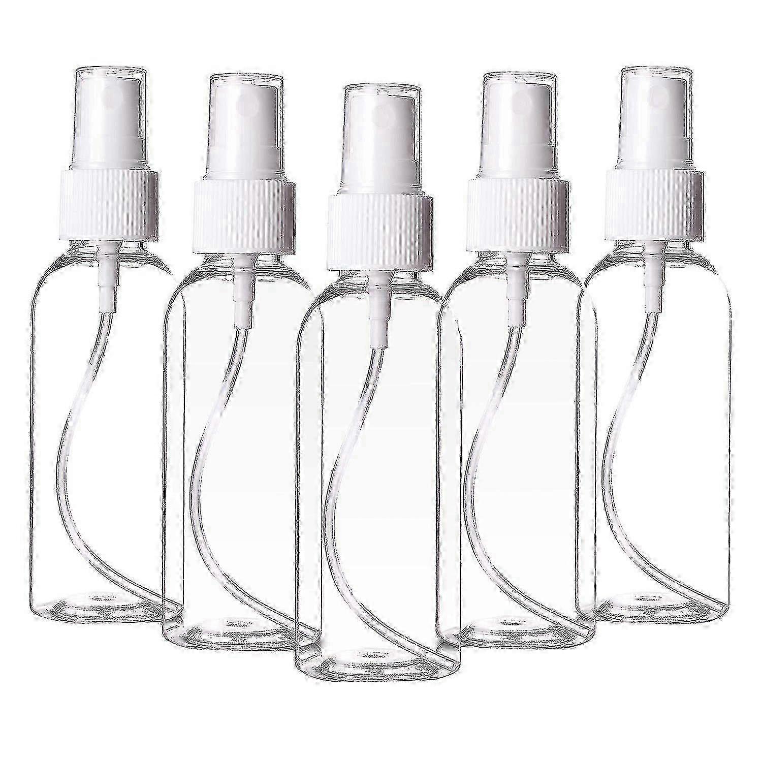20 Pack Fine Mist Clear Spray Bottles 2.7oz With Pump Spray Cap, Reusable And Refillable Small Empt