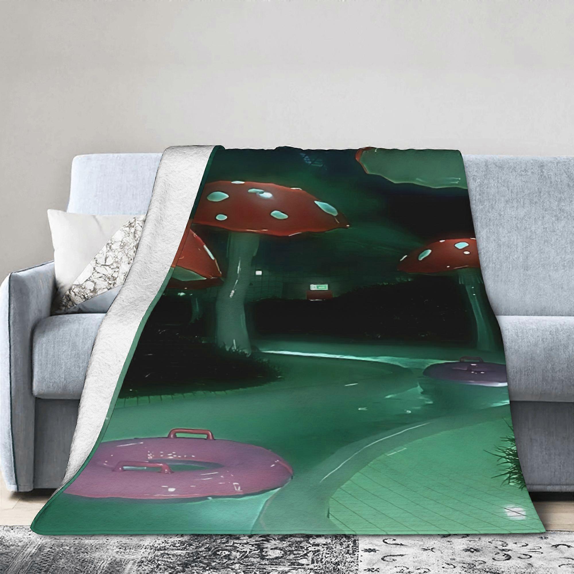 Weirdcore Theme Blanket, Flannel Blanket - Extra Large, Soft and Lightweight Blanket for Office Nap, Bedroom Use, Comfor-MZGAQ146