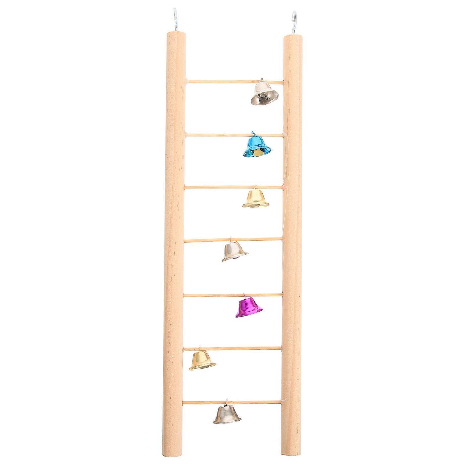 Bird Training Ladder Wood Hanging Ladder Toy with for Hamster Use