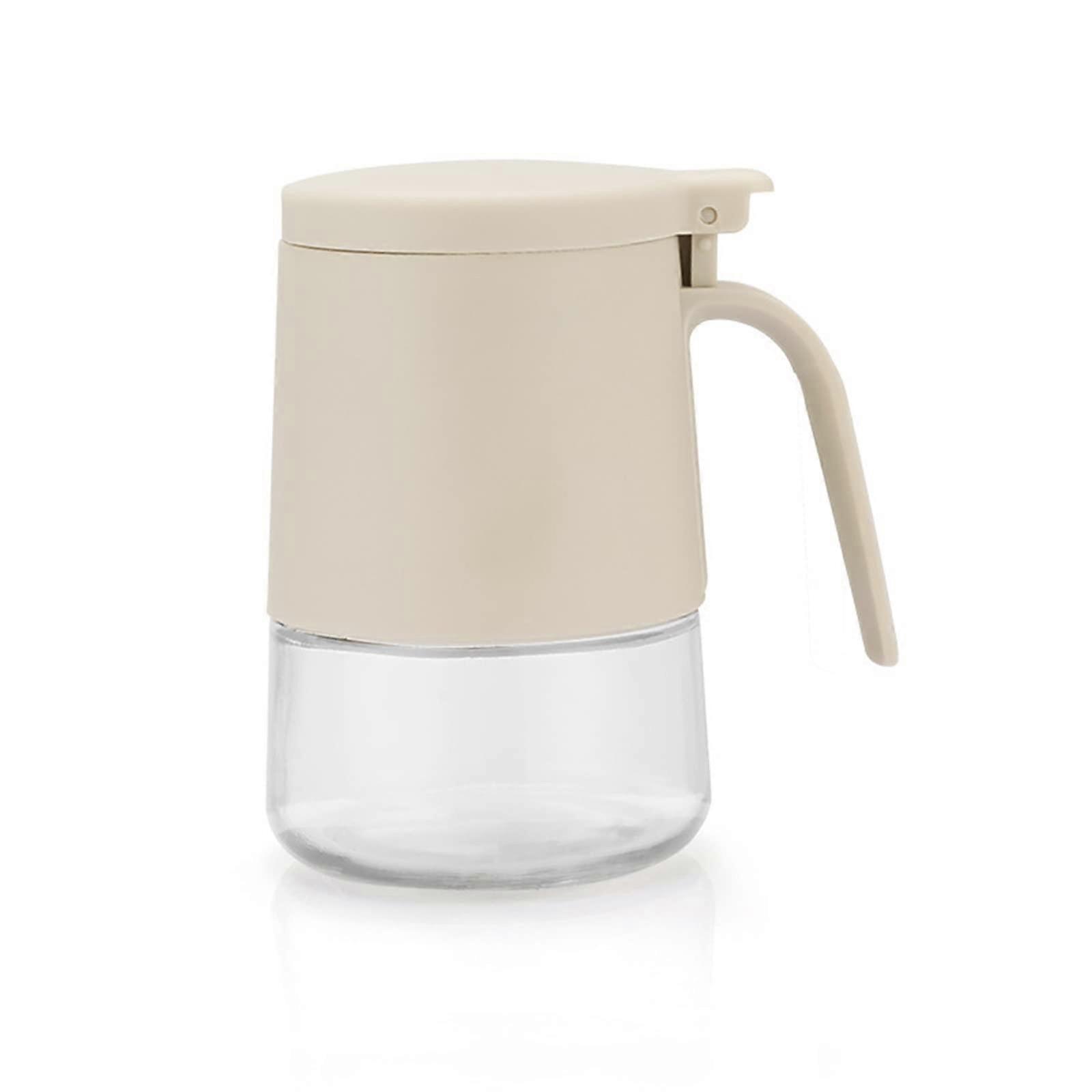 Spice Jar Glass Container with Lid and Spoon Airtight Dishwasher Safe for Salt Pepper Kitchen