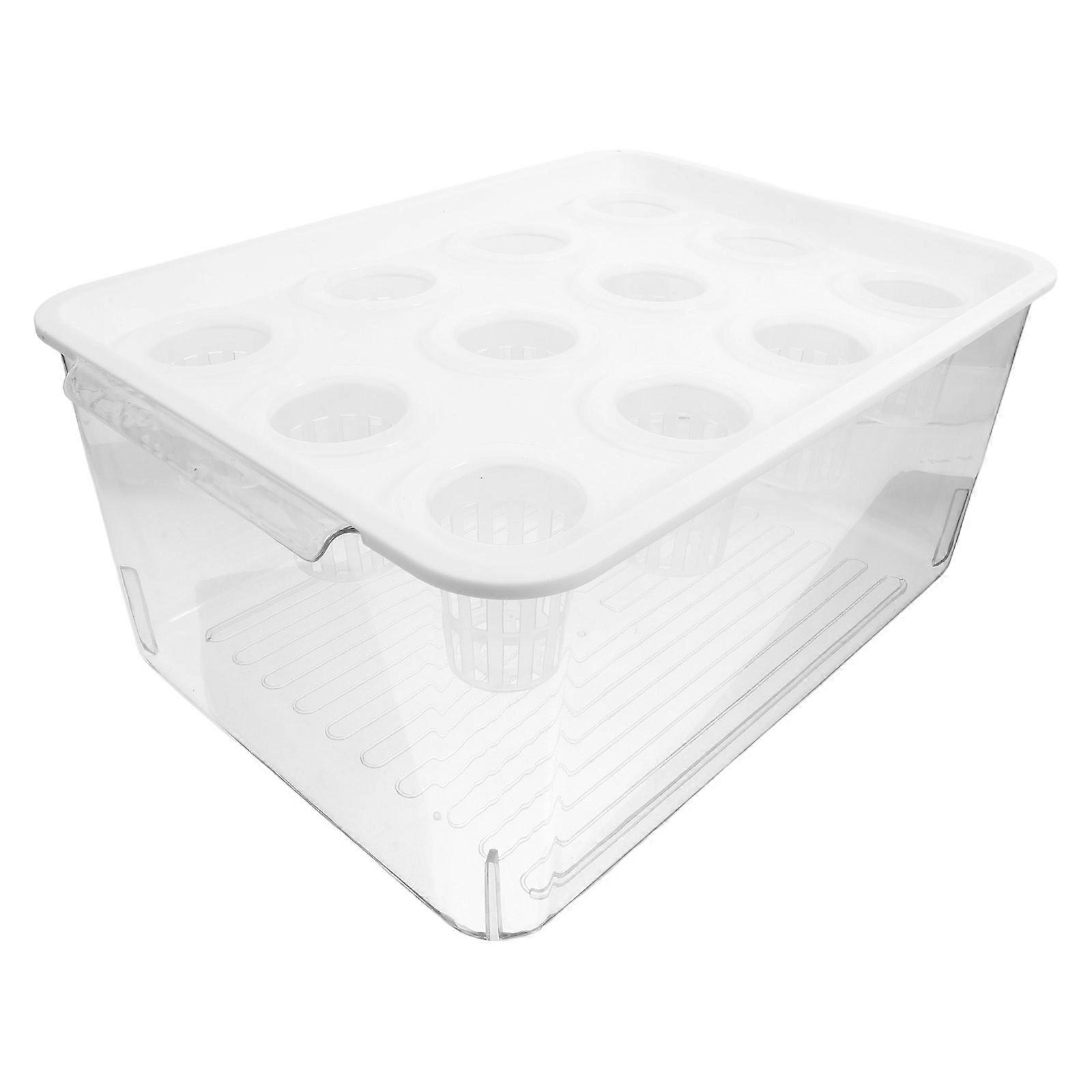 Small Aquarium Clear Fish Tank for Desktop Decoration 1Set