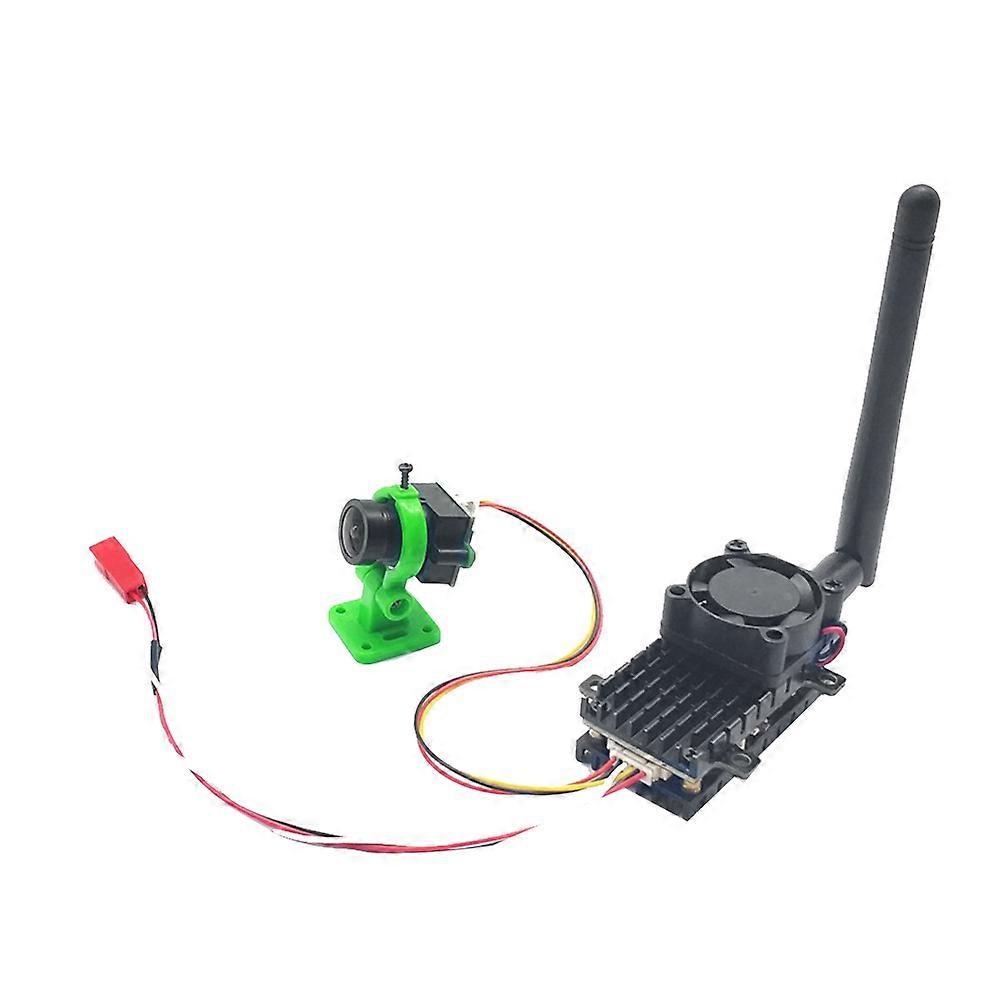 Over 20Km Range 5.8Ghz 2W FPV Wireless Transmitter 2000MW 48CH Video AV Audio Sender+1000TVL Cam for RC FPV Racing Drone