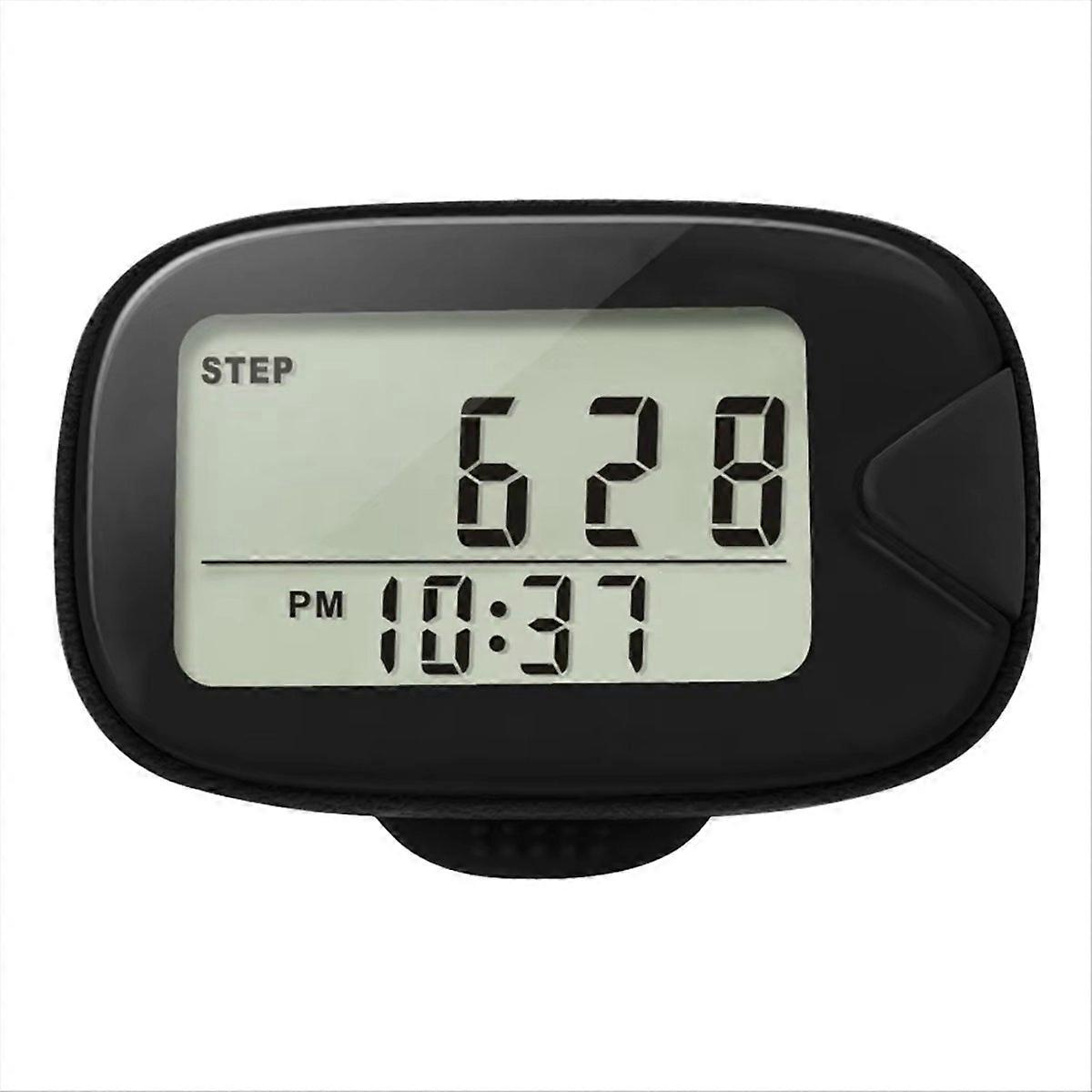 Walking Pedometer Clip On Step Counter LCD Display Accurate Step