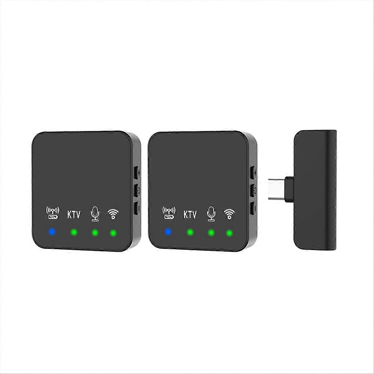 Wireless Lavalier Microphone Portable Audio Video Recording Mini Mic