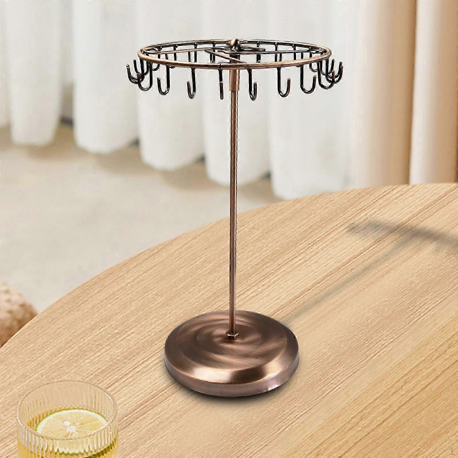 Rotating Jewelry Display Organizer for Multiple Layered Arrangement