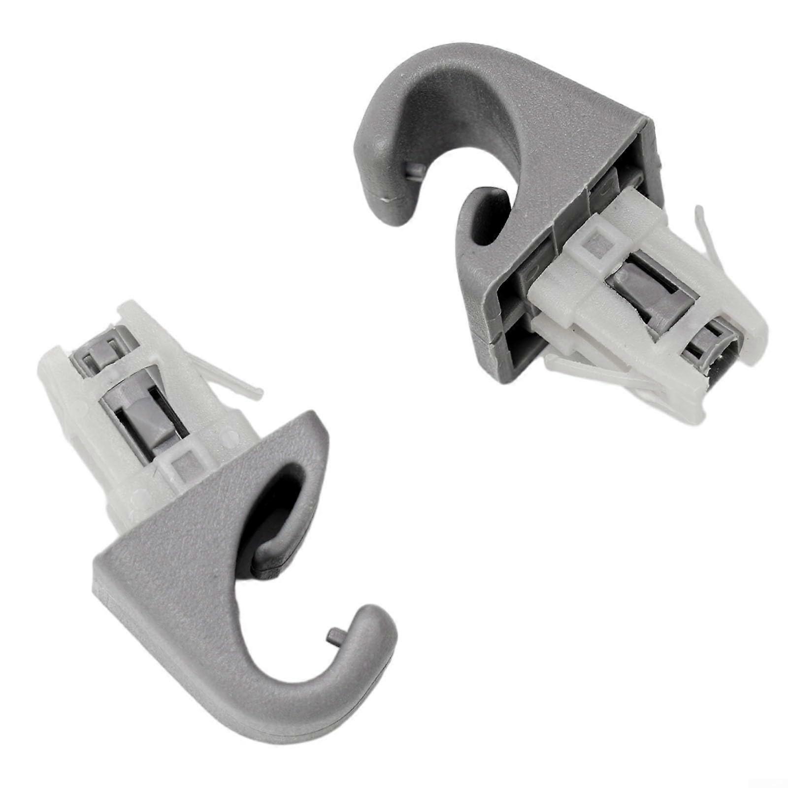 Sun Visor Clip Bracket Hook Grey 2 Pack for Toyota Camry Corolla RAV4 Highlander Prius Matrix