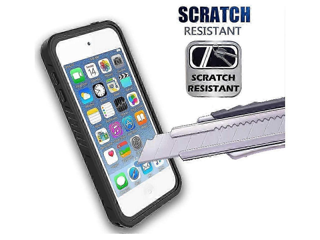 Waterproof Case for iPod Touch 7 / iPod Touch 6 / iPod Touch 5, Built-in Screen Protector Dustproof Shockproof Cover for iPod Touch 5th/6th/