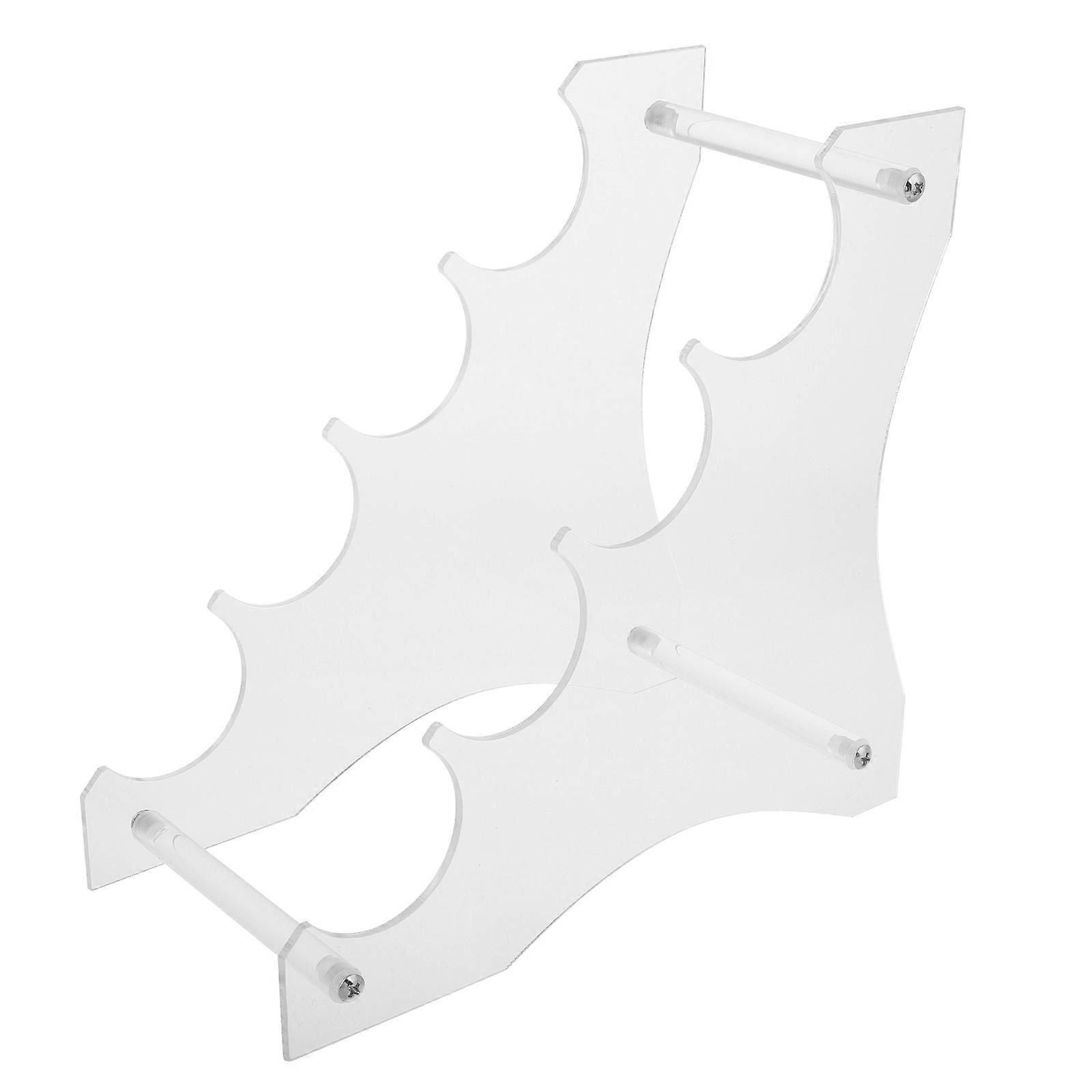 Transparent Acrylic Flashlight Display Stand for One Flashlight Use