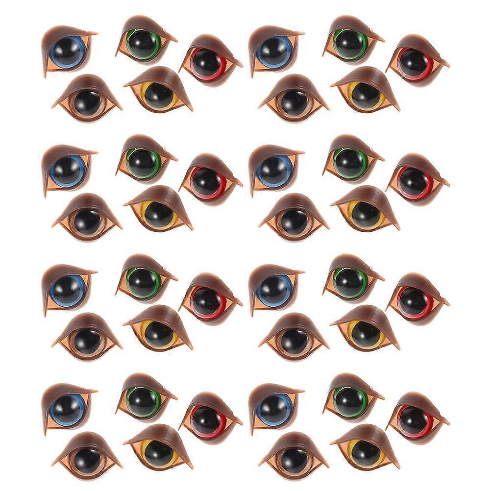 Doll Eyes Plastic Safety Eyes for Crochet Projects 50Pcs Pack
