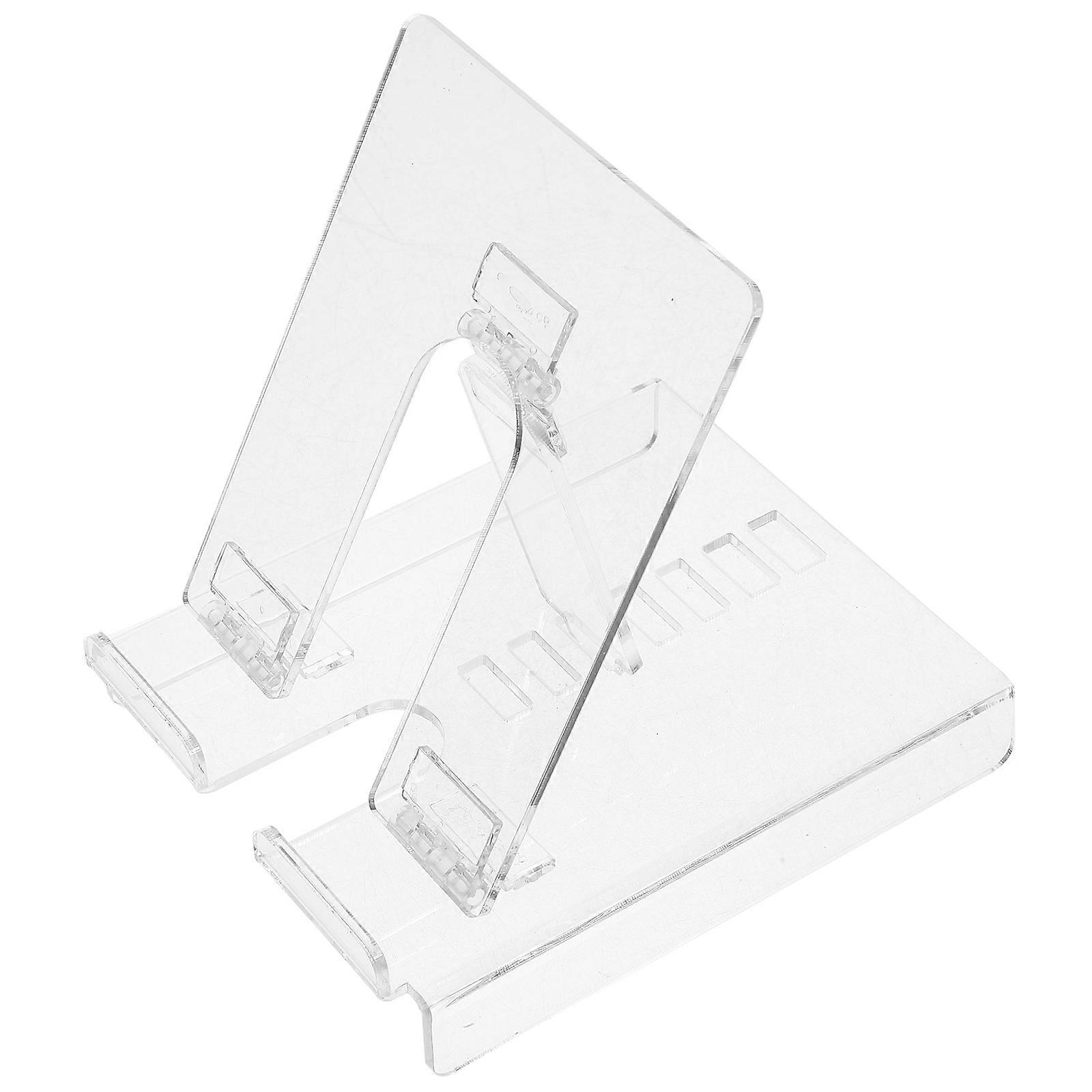 Tablet Stand Adjustable Acrylic Bracket for Desk 3Pcs Multi-Use Holder