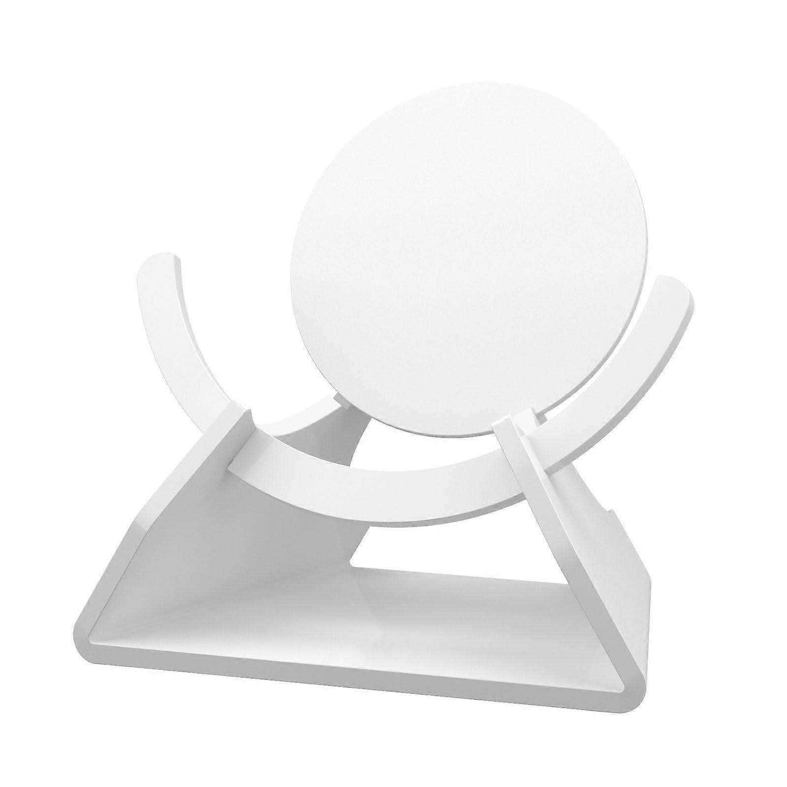 Acrylic Desktop Stand For Nest Speakers AntiSlip Base Cable Management ChargingFriendly Dock White