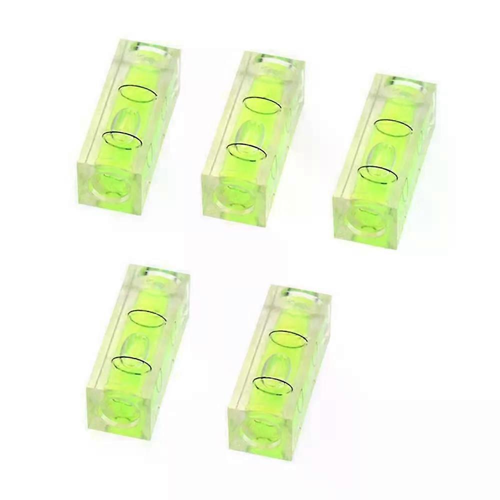 5/10pcs Mini Spirit Square Bubble Level Protractor Precision Level Cylinder Level Horizontal Bead Level Measuring Tools