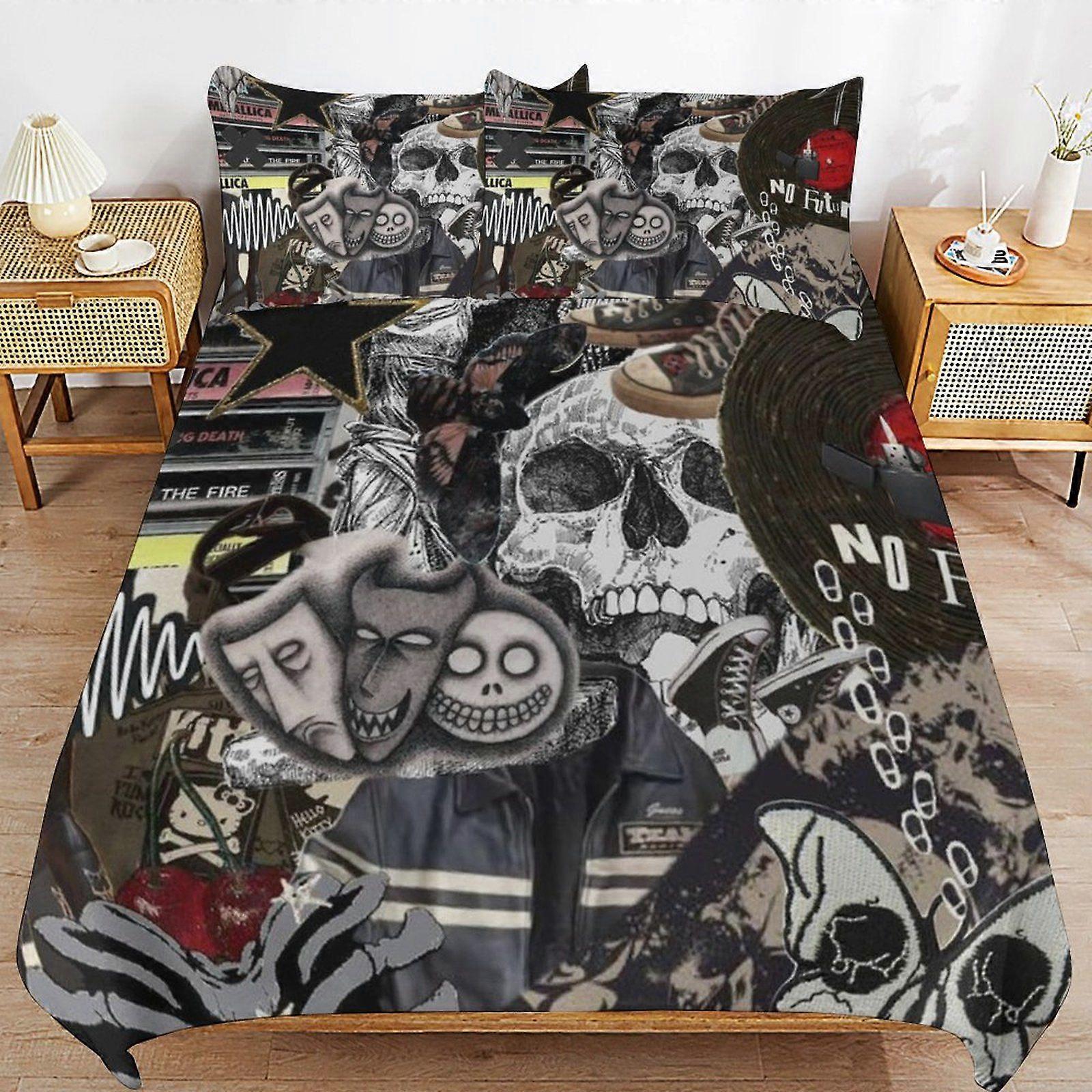 Nirvana Practical Zip Design Smooth Touch Soft Finish Long Use Duvet Cover Sets for Everyday Rest