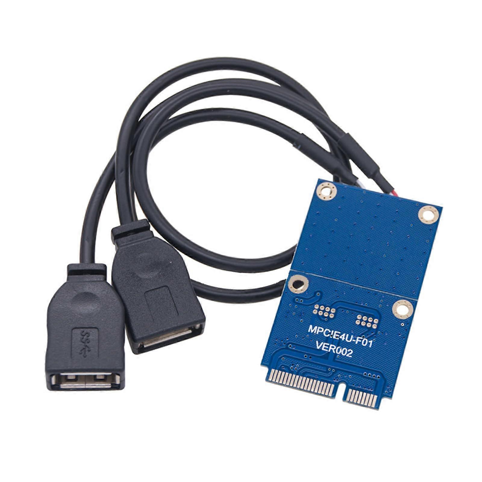 PCIe to USB Adapter A+E Key Cable Boosts Voltage to 5V for Laptop and Professional IT Use
