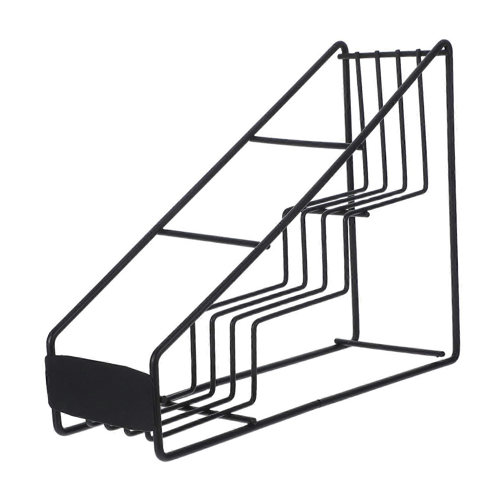 Syrup Bottle Holder with Compact SpaceSaving Design for Coffee Bar Countertop Organization