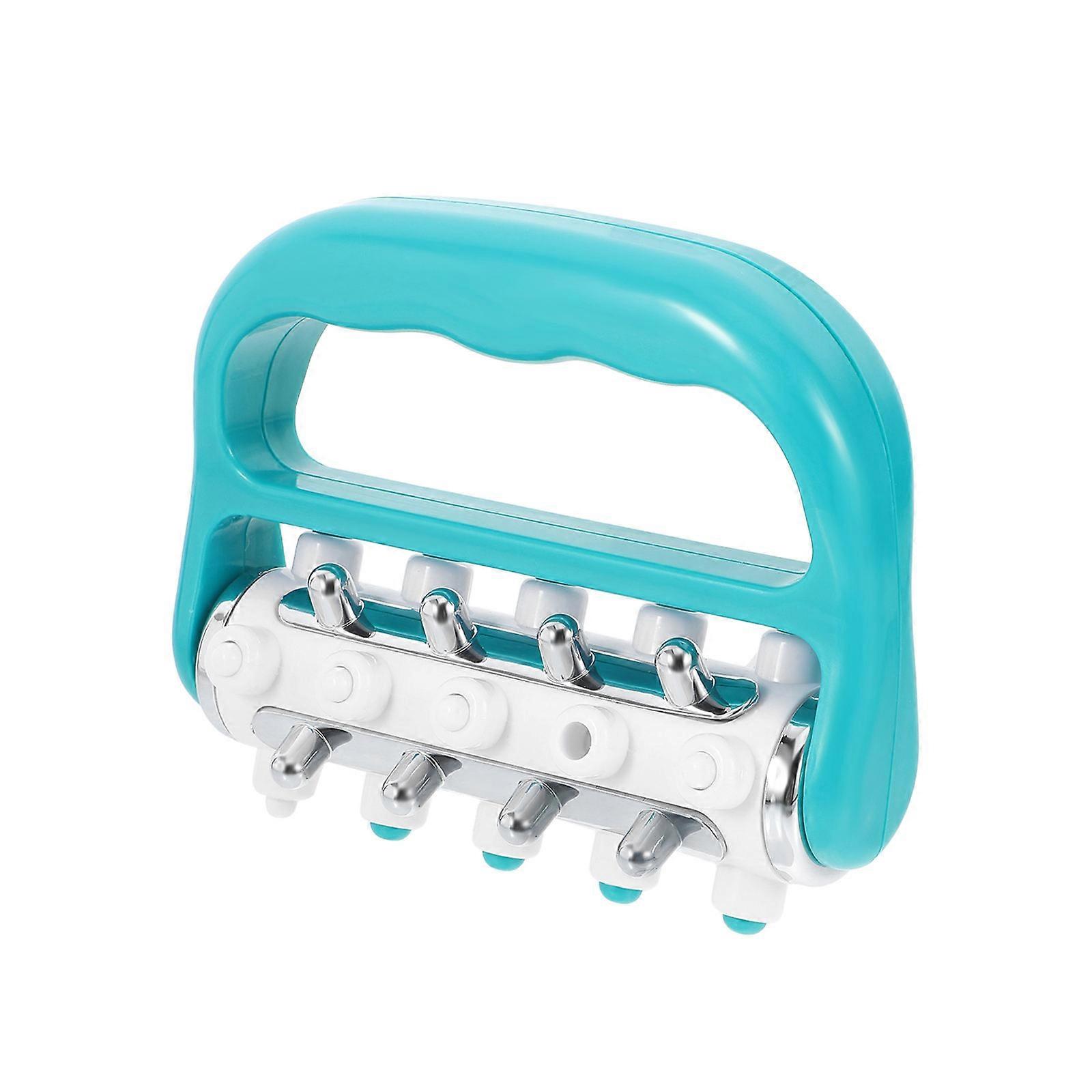 Sky-Blue Handheld Massage Roller for Deep Muscle Relief