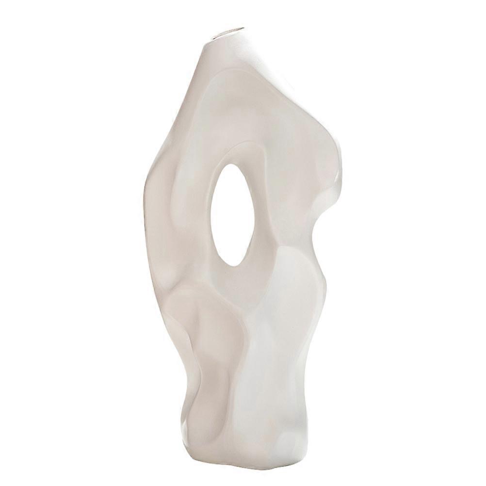 Ceramic Vase Modern Minimalist White Decorative