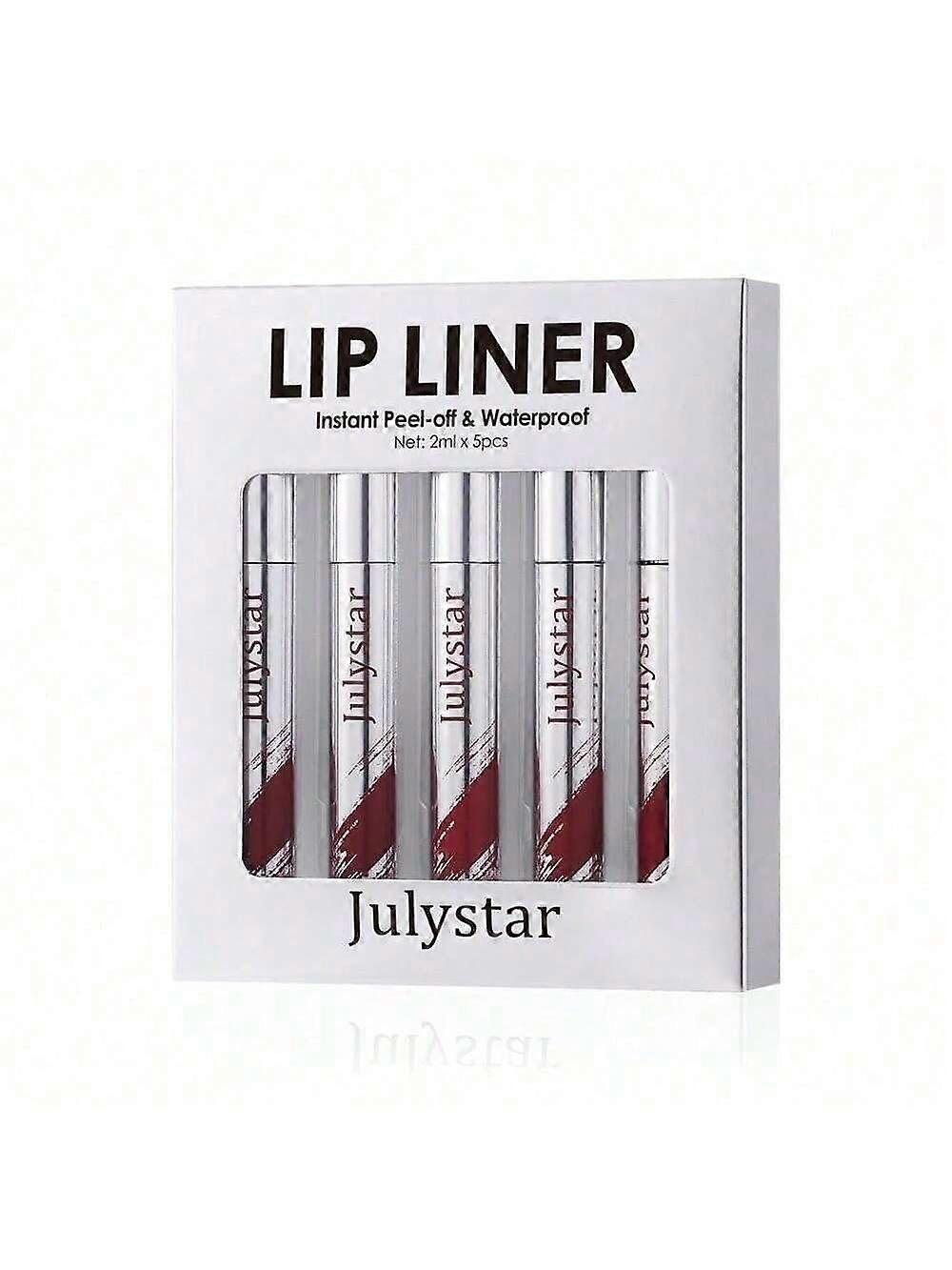 Waterproof Long Lasting Matte Lip Liner Set with MultiColor Shades for Precision Contouring