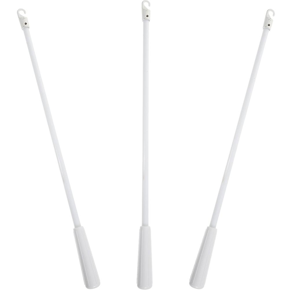 Vertical Blind Pull Rod Fiberglass Blind Sticks for Curtain Pull Rods 3Pcs