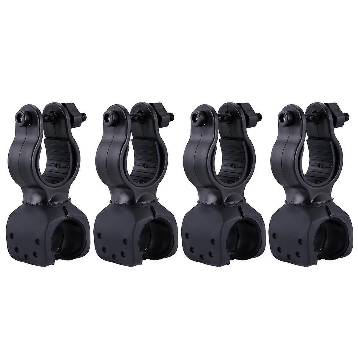 Bike Flashlight Holder Clamp for 12Pcs 360 Degree Rotatable Mount