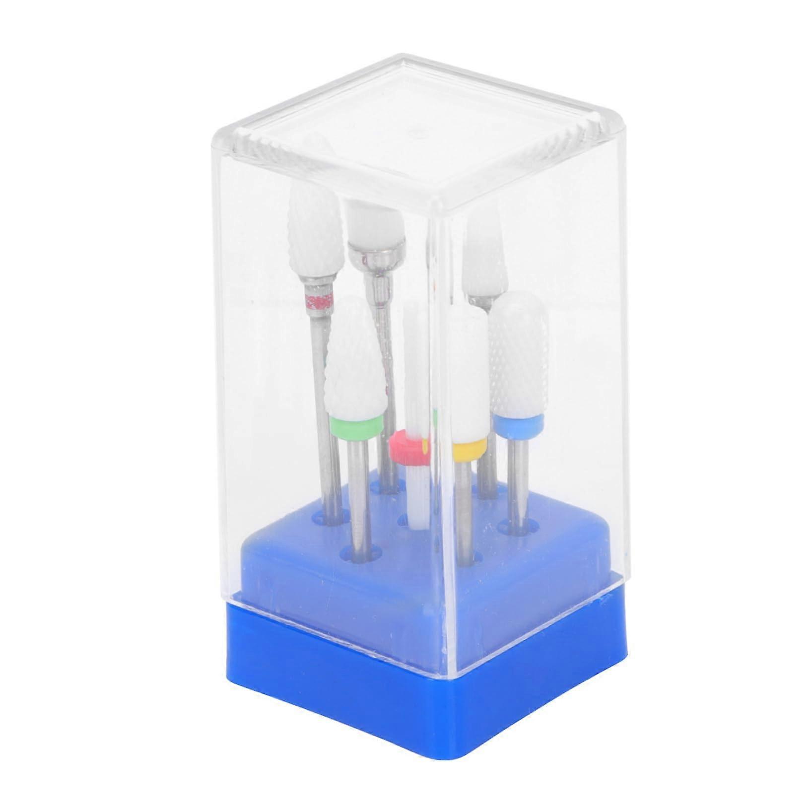 Ceramic Tungsten Nail Drill Bits Set for Precision Shaping and Professional Manicure Care