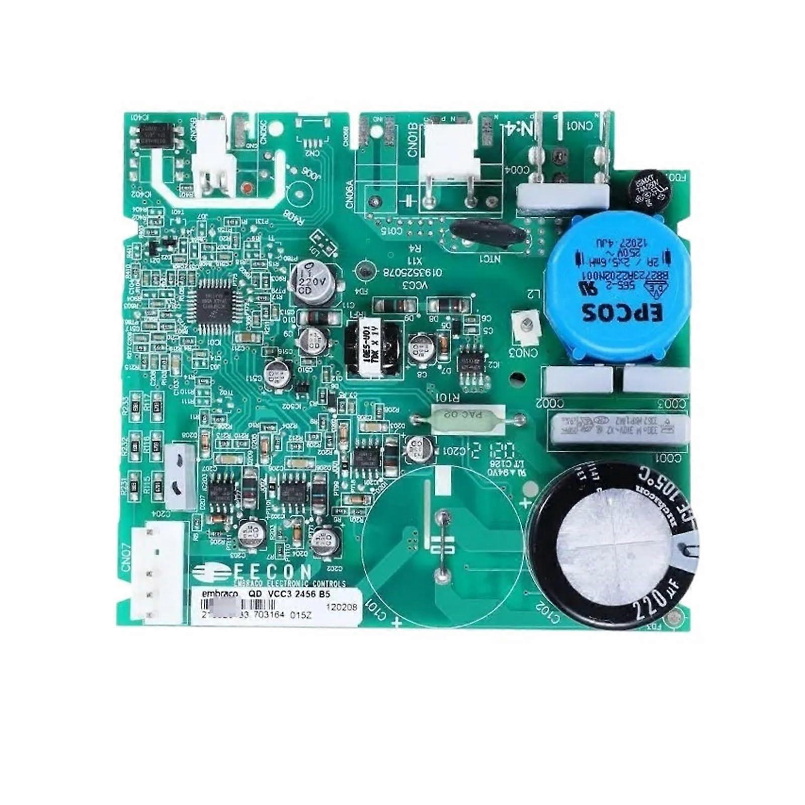 VCC3 2456 Refrigerator Control Board Replacement with Variable Temperature and Low Noise for Embraco