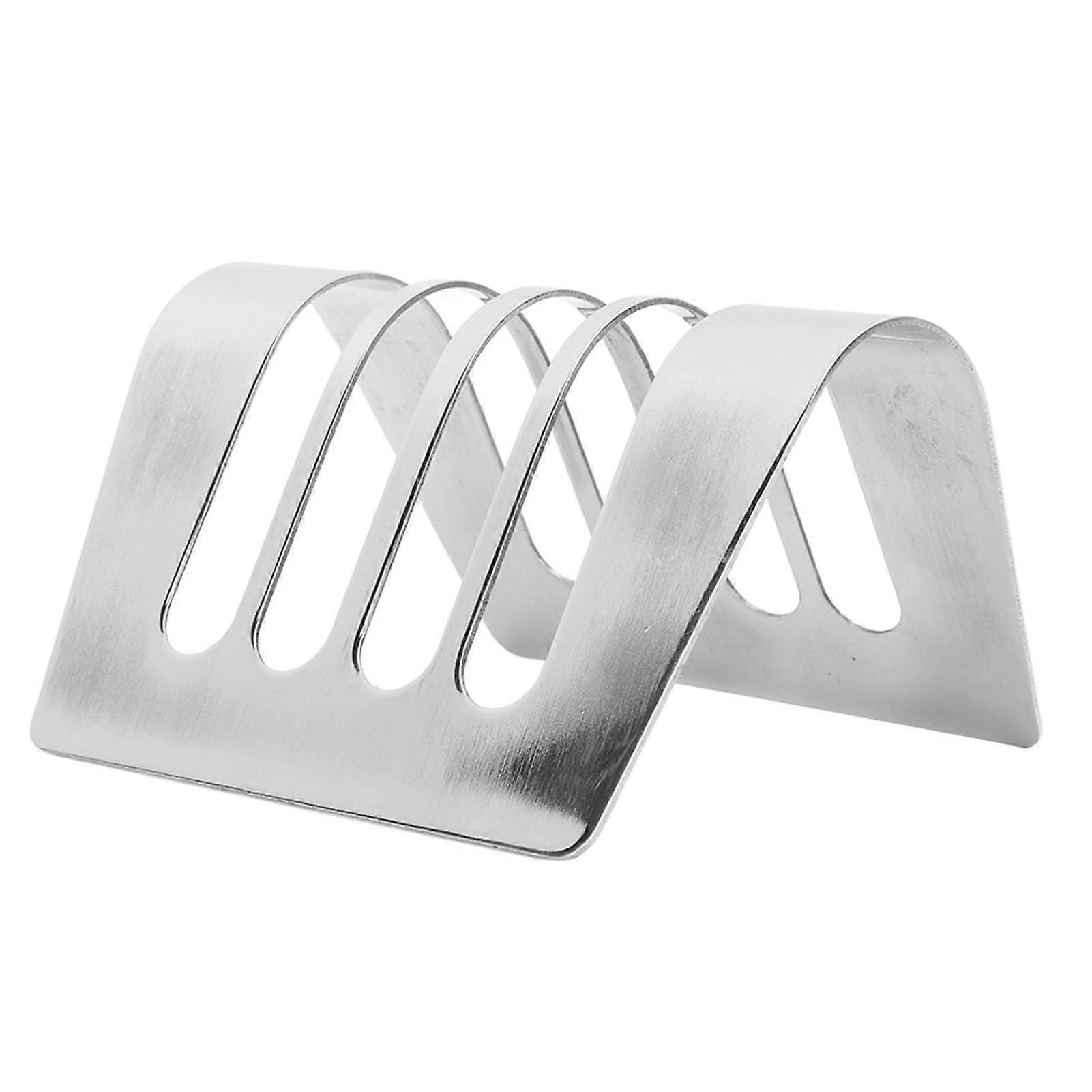 Stainless Steel Toast Rack Rustproof Vintage Bread Holder for Kitchen Breakfast Style 2