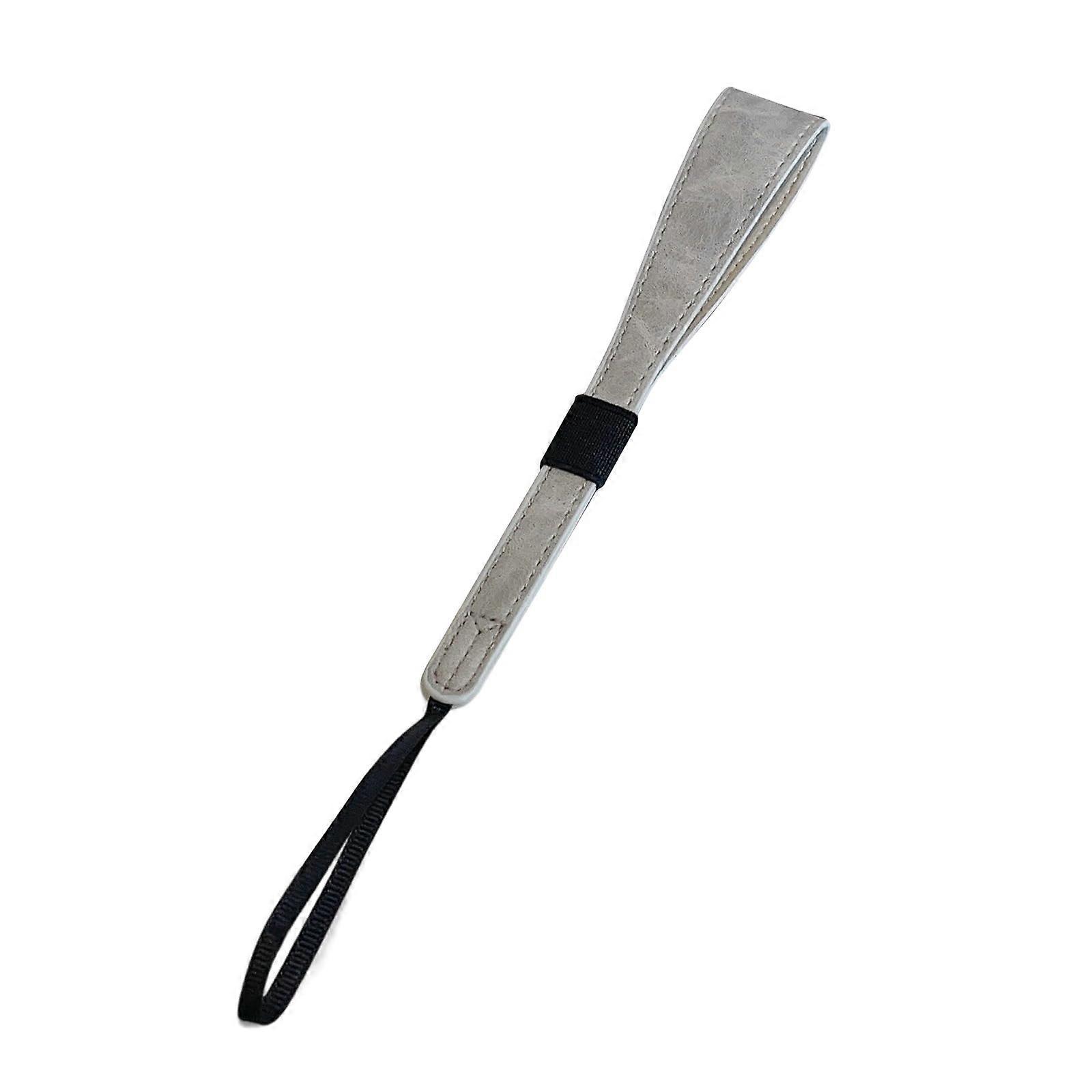 Adjustable Leather Camera Wrist Strap for DSLR and Mirrorless M50II XS10 Light Gray