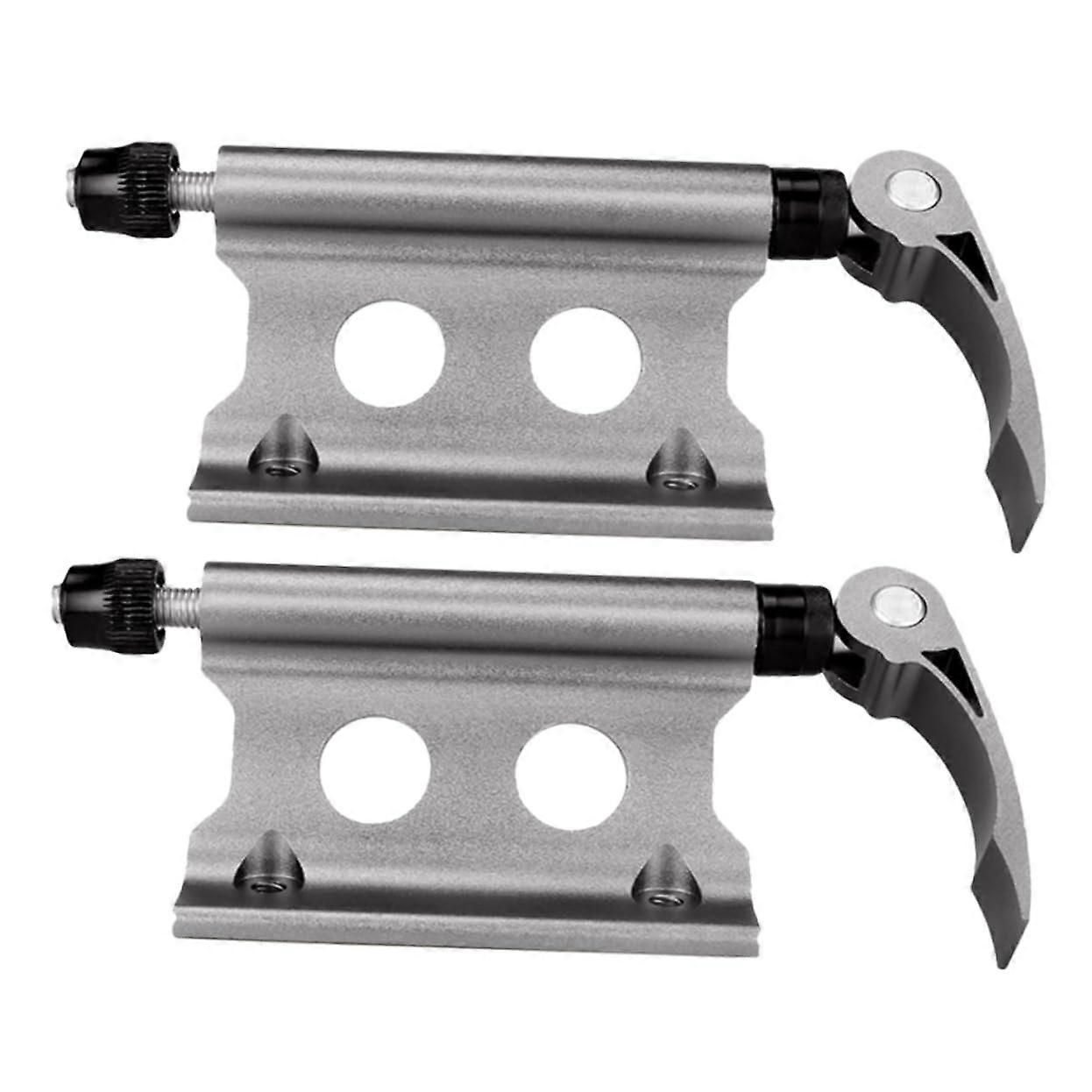 Bike Fork Mount with Quick Release Lever, Secure Front Fork Holder for Car and Rack Transport, 2pcs