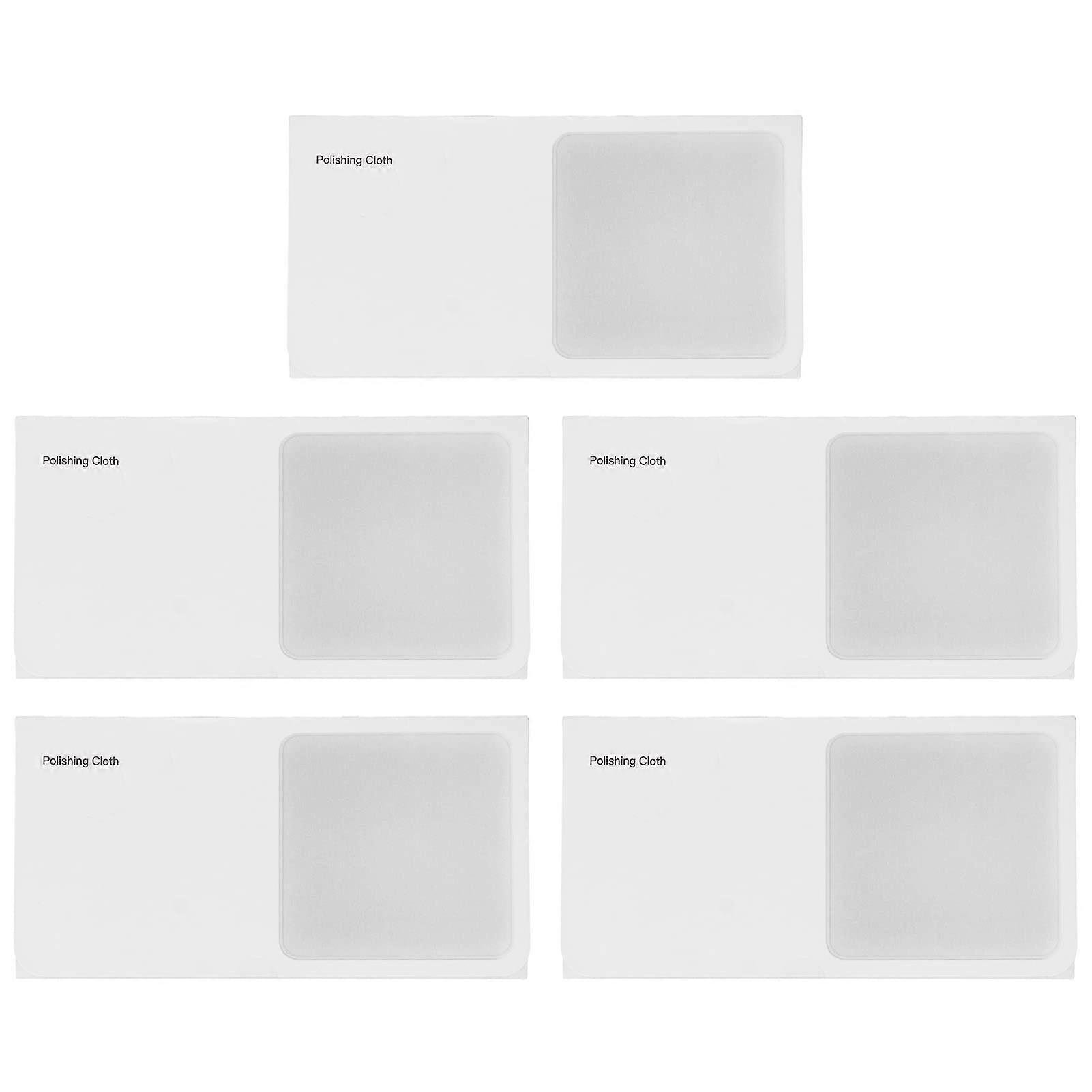 Microfiber Cleaning Cloth Set for Screens Ultra Soft Scratch MultiDevice 5 Pack Gray