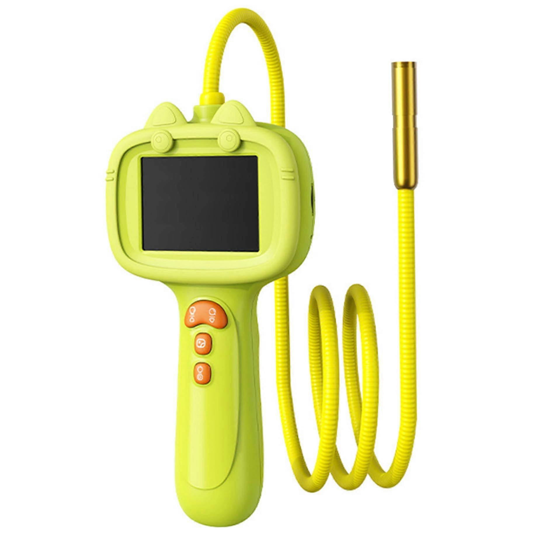 Kids Endoscope Camera and Microscope, Dual Mode Educational Tool with Adjustable LED Light, IP67 Waterproof Design