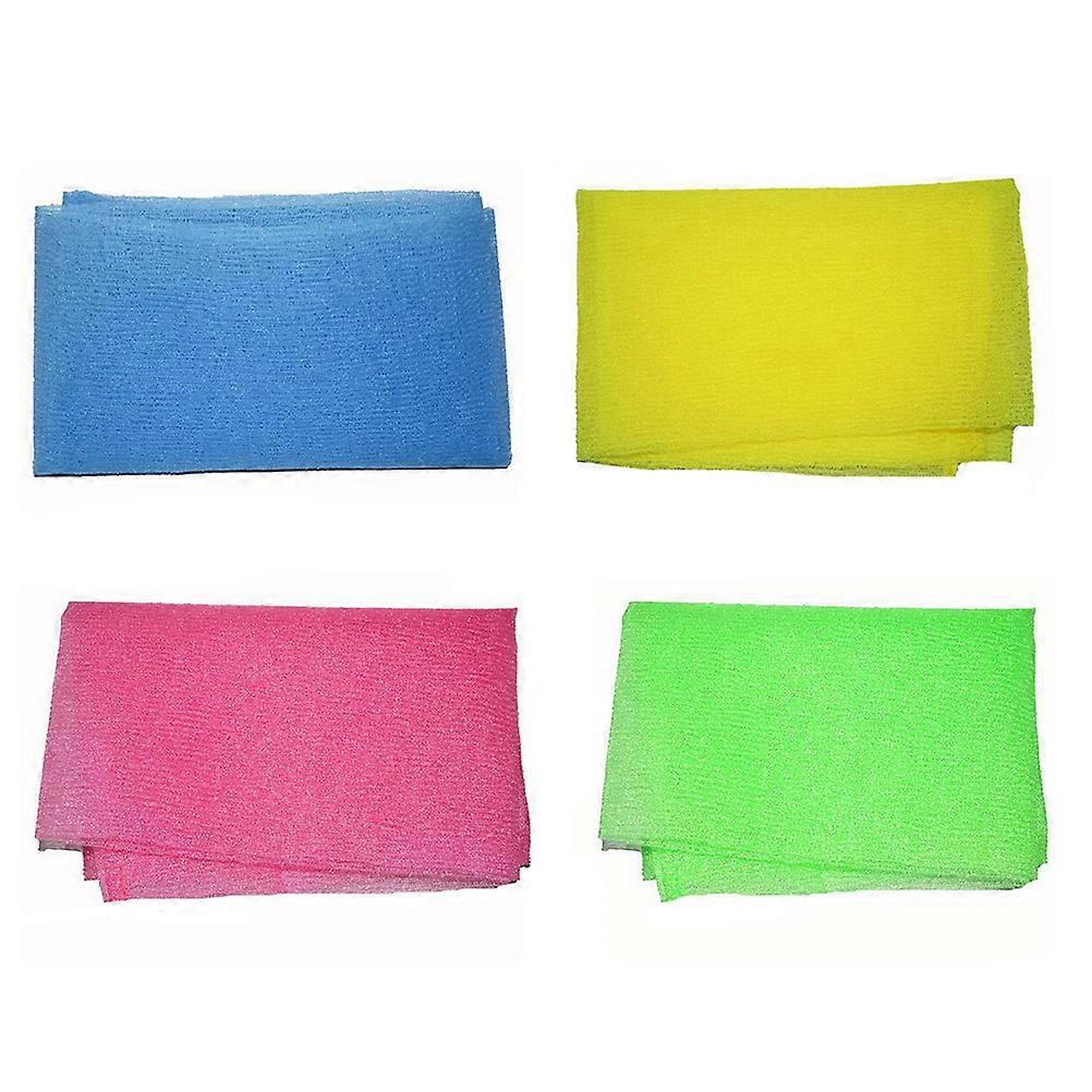 Bath Towel Nylon Bath Cloth for Bathing 8Pcs Assorted