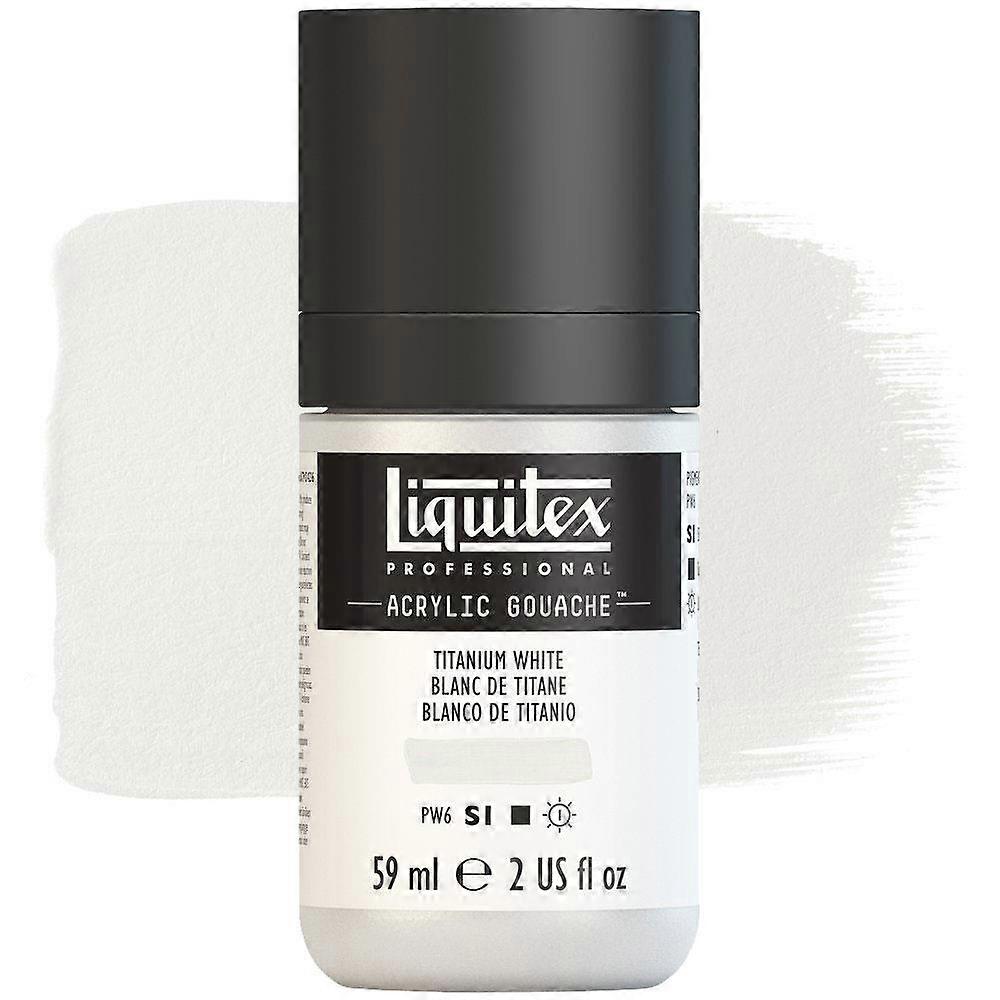 Liquitex Acrylic Gouache Paint 59ml, Titanium White